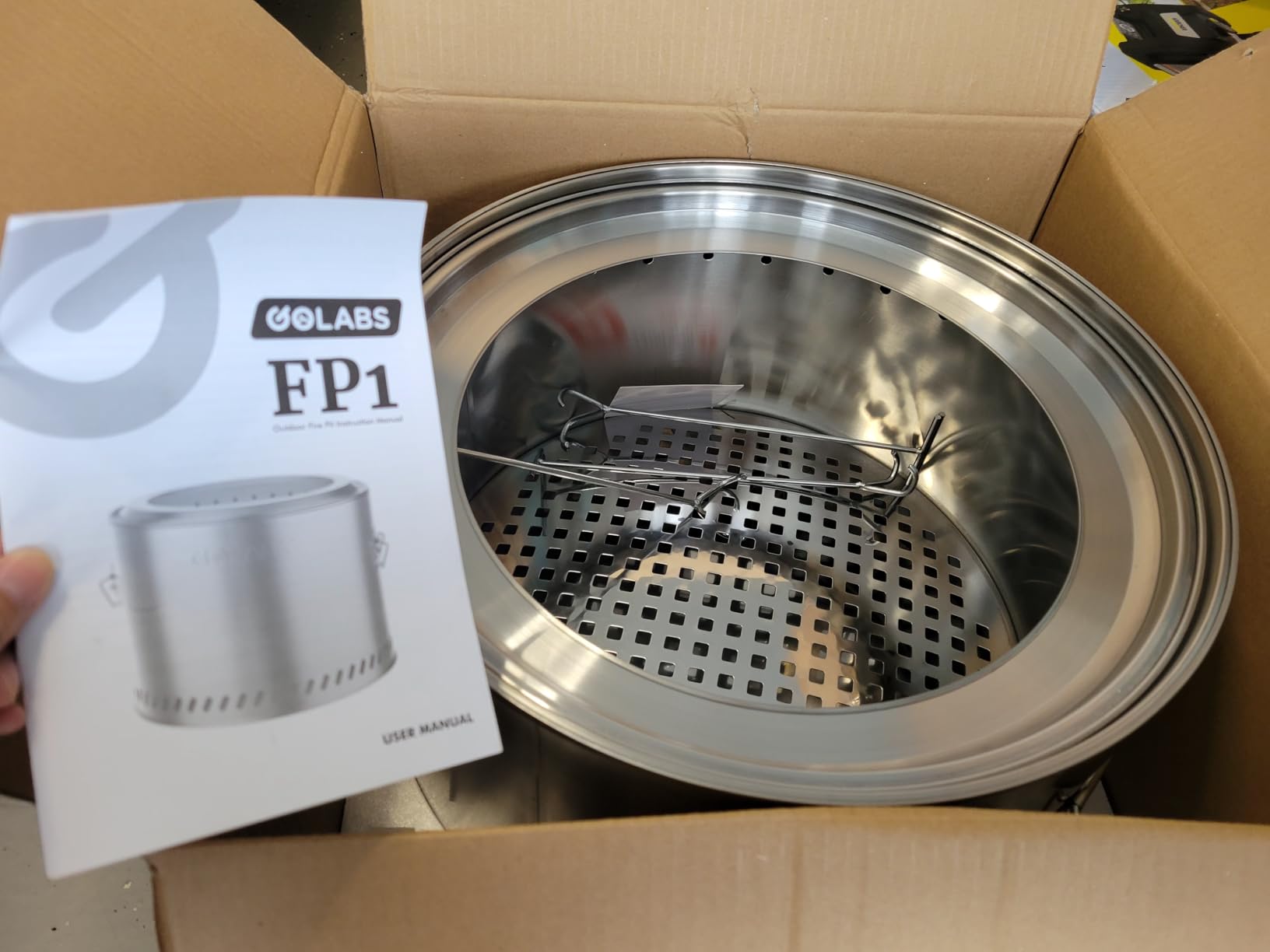 Golabs FP1 Smokeless Portable Fire Pit, 19.5