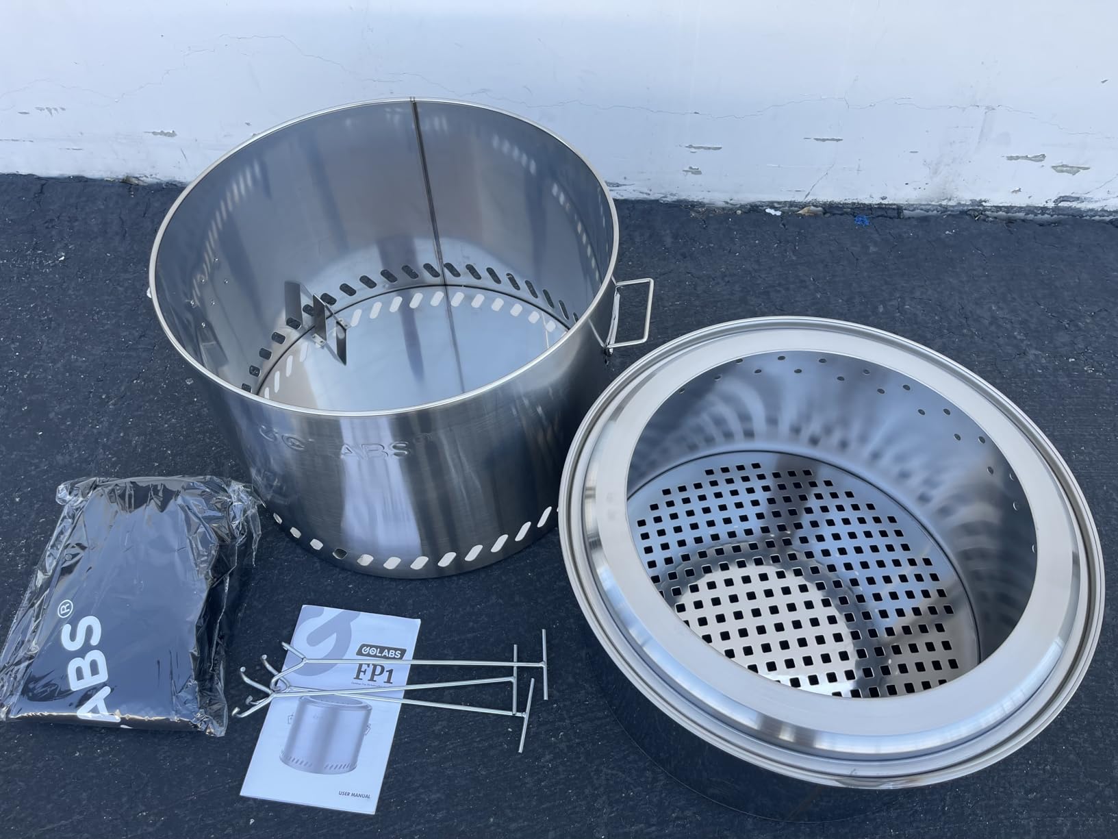 Golabs FP1 Smokeless Portable Fire Pit, 19.5