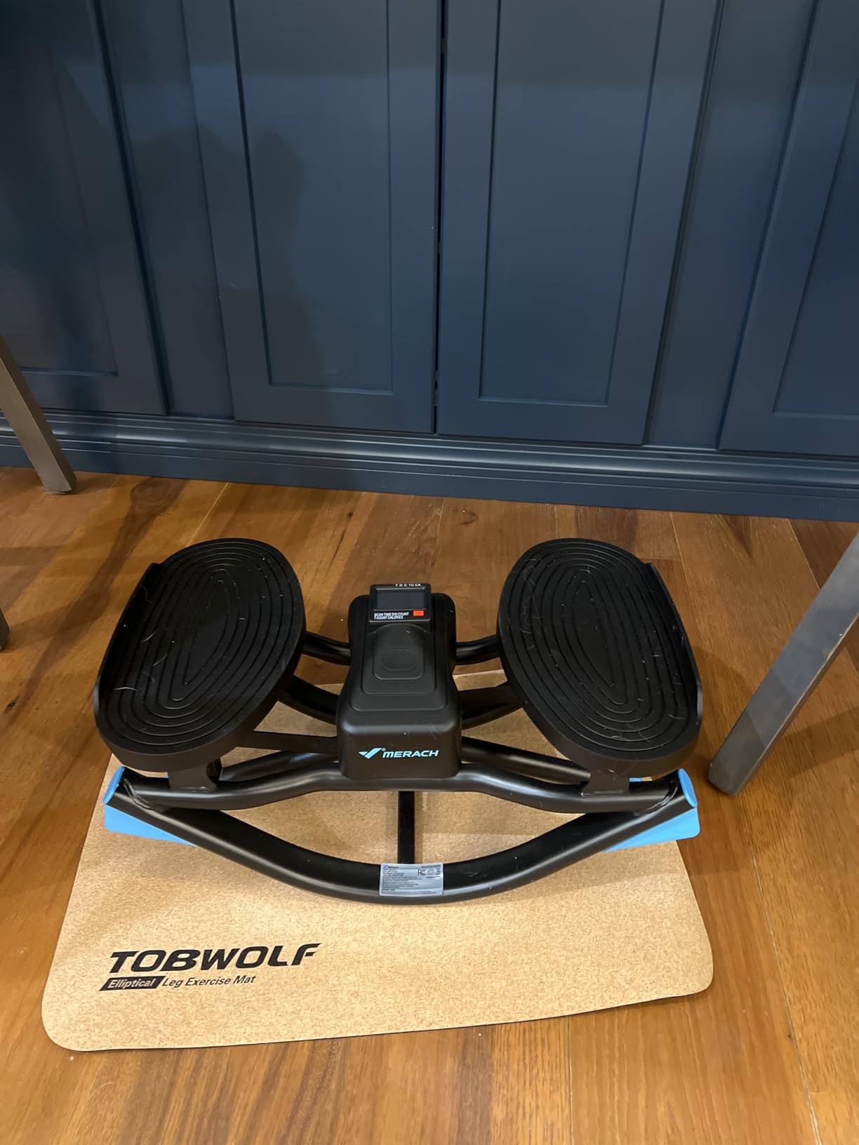 Merach Rocking Steppers for Exercise at Home, 3D Motion Stair Stepper with Resistance Bands for Full Body Workout & Low-Impact Balance Board, 330 LBS Loading Capacity Exercise Equipment customer photo 1