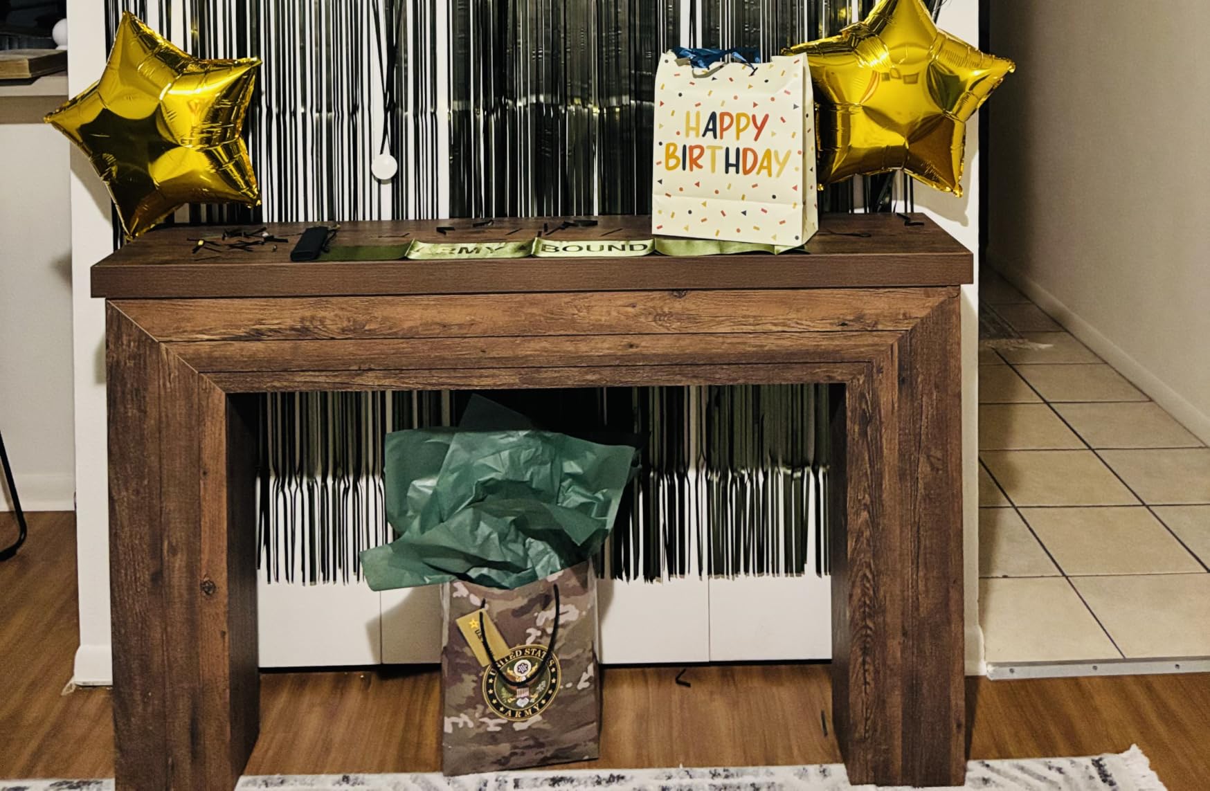 Huuger 54 Inch Entryway Table, Rectangular Console Table for Living Room | Farmhouse Sofa Table Behind the Couch, Long for Entrance, Hallway, Foyer, Rustic Brown customer photo 1