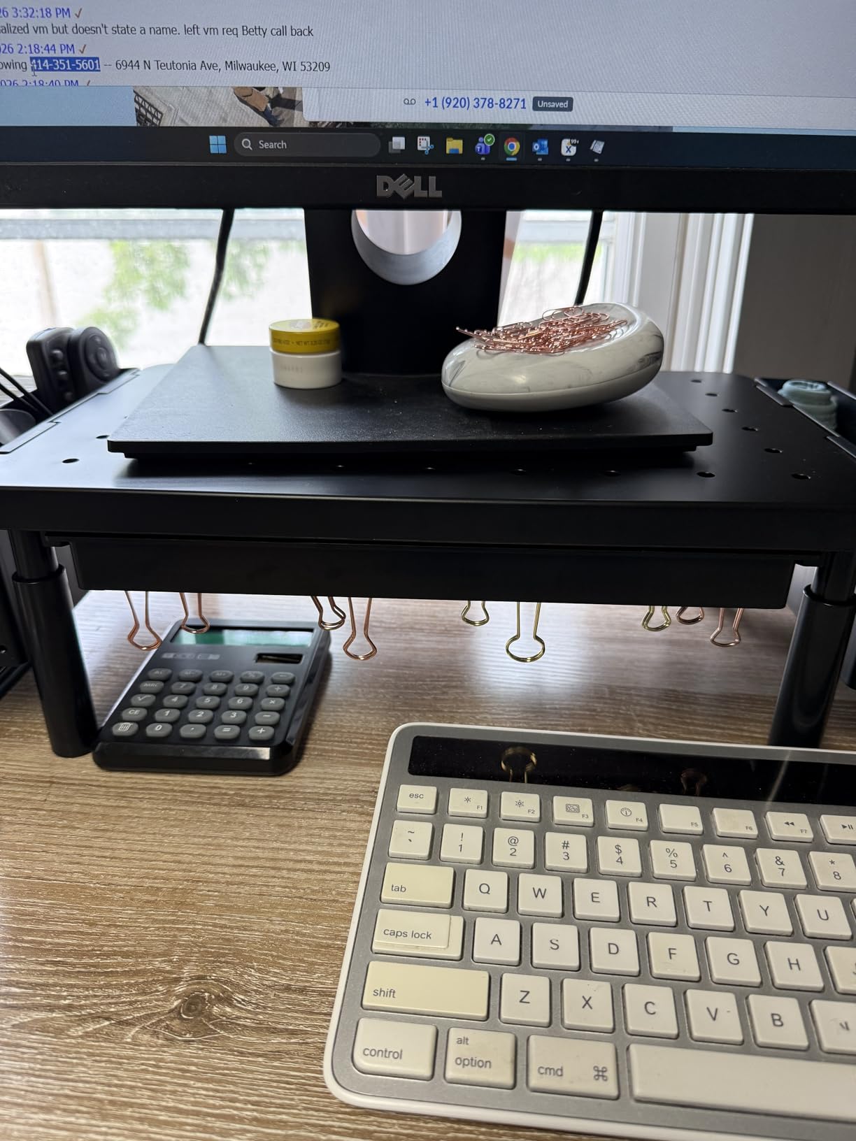 WALI Computer Monitor Stand with Storage, Desk Organizer with Drawer and Pen Holder, Desk Monitor Riser 3 Height Adjustable, Laptop Riser for Computer, Laptop, Printer(PTT003-B), 1 Pack, Black customer photo 2