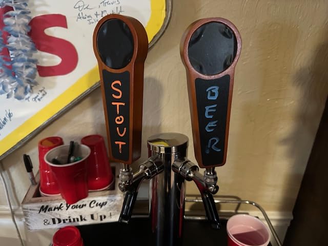 2PCS Beer Tap Handle DIY Keg Tap Handles with Pens & Changeable Logo customer photo 2