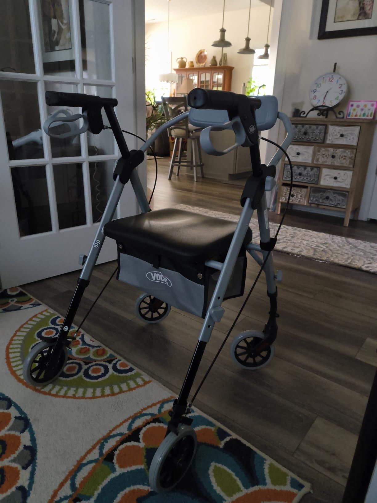 VOCIC Walkers for Seniors, Z11 Rollator Walker with Seat, Max 380 lbs customer photo 1