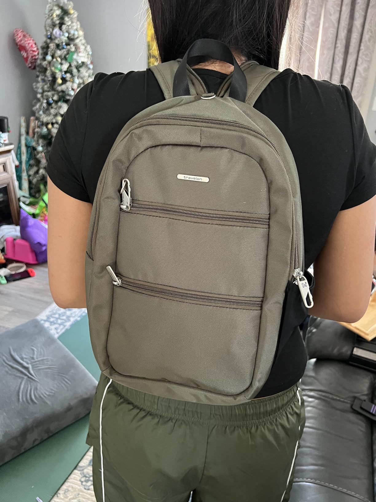 Travelon Anti-Theft Classic Convertible Sling Backpack customer photo 2