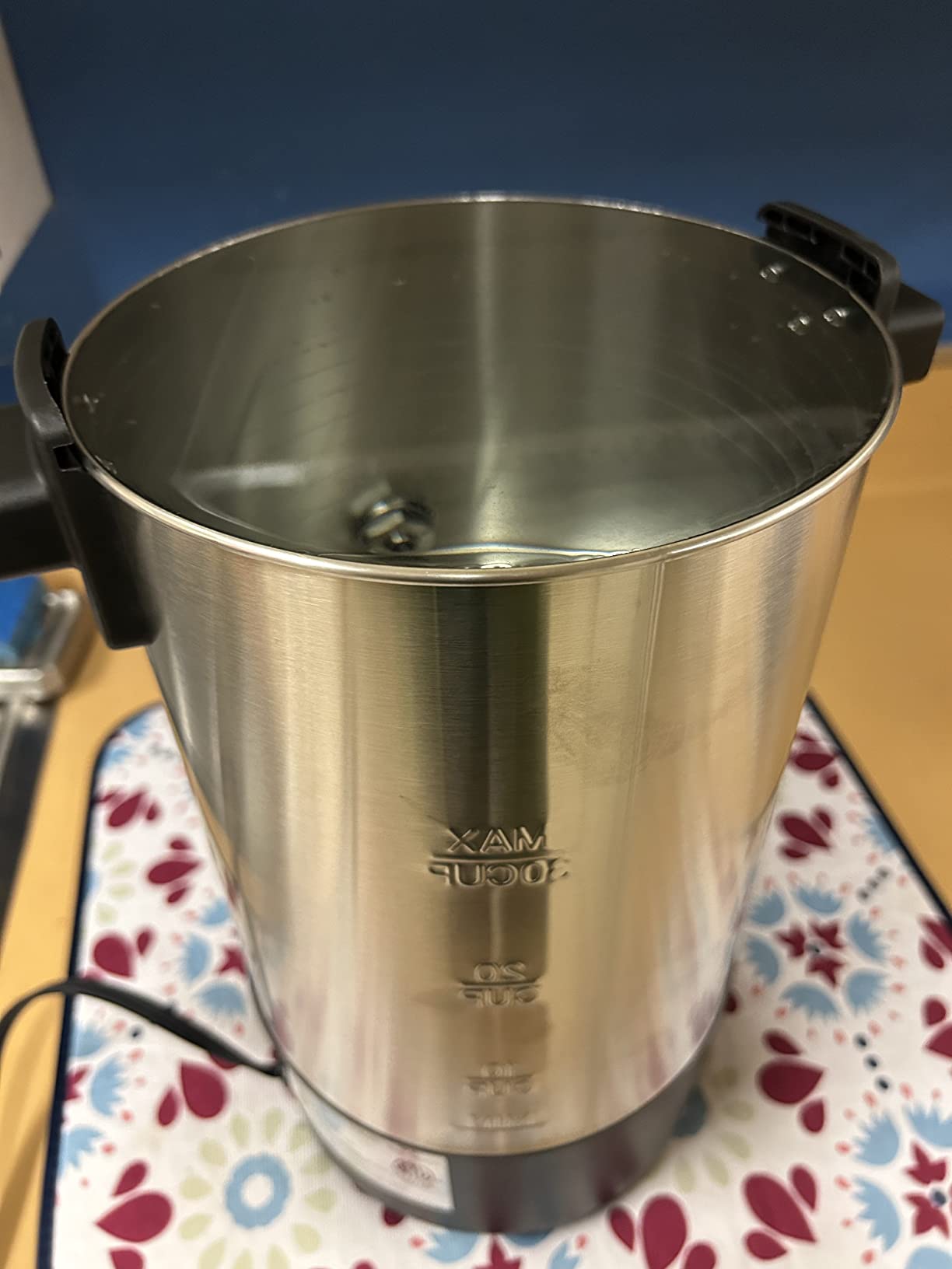 Elite Gourmet 100-Cup Coffee Urn & Hot Water Boiler, Stainless Steel | Commercial-Grade, Dual-Wall Insulated, Dripless Faucet - Keeps Coffee Hot 24 Hours - Ideal for Offices, Churches & Catering customer photo 2