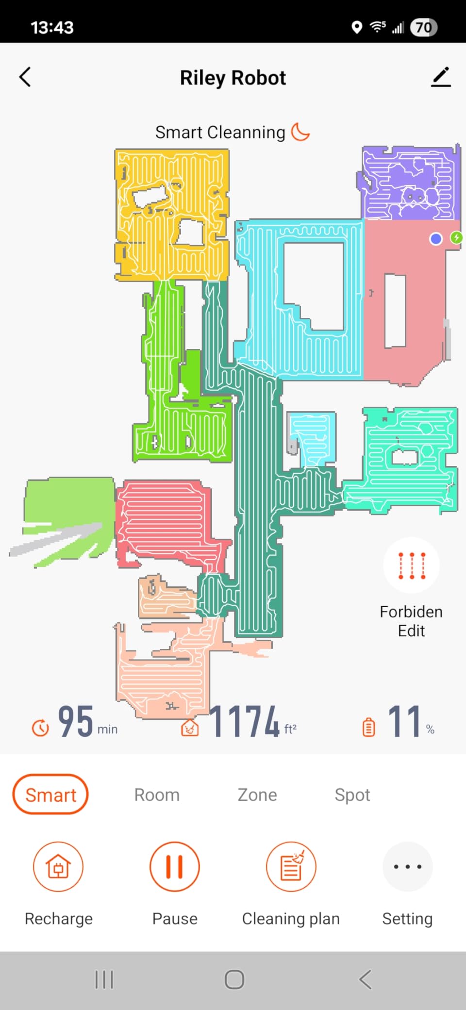ILIFE A30s Robot Vacuum, 10000Pa Max Suction | LiDAR Navigation, Home Mapping, No-Go Zone, 150 Mins, App, Voice and Remote Control, for Hard Floor, Carpet and Pet Hair customer photo 2