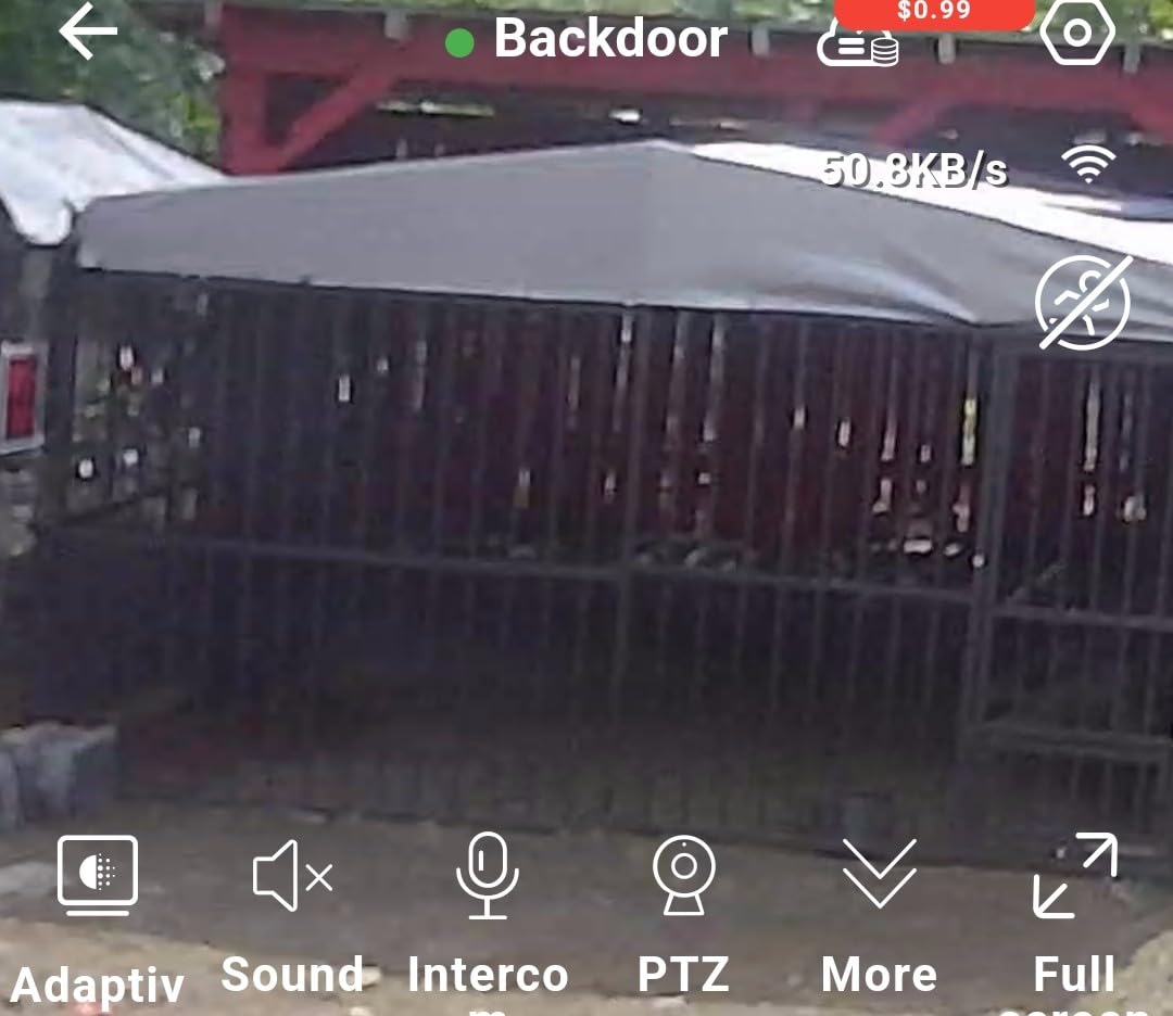 Outdoor Dog Kennel, 10x10x6 FT Dog Kennel Outside with Lock, Dog Enclosures for Large Dogs with UV-Resistant Waterproof Cover for Outside customer photo 1
