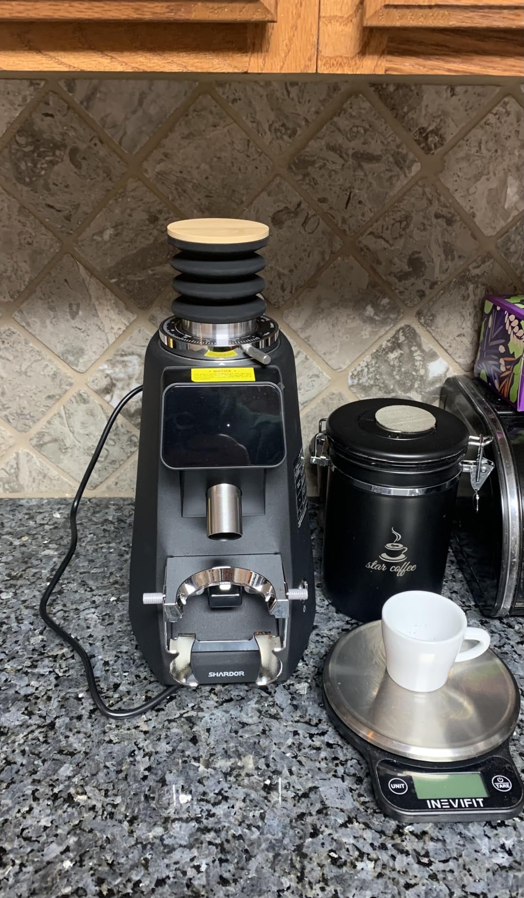 SHARDOR 64mm Burr Coffee Grinder, Electric Espresso Coffee Grinders for Home Use with Commercial-Grade Precision, 100 Grind Settings, Die-Cast Aluminum Housing, 17.6oz Hopper, Anti-Static Technology customer photo 1