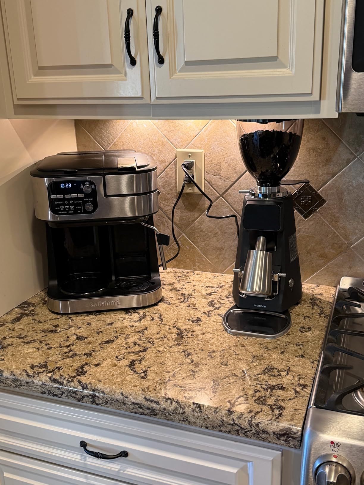SHARDOR 64mm Burr Coffee Grinder, Electric Espresso Coffee Grinders for Home Use with Commercial-Grade Precision, 100 Grind Settings, Die-Cast Aluminum Housing, 17.6oz Hopper, Anti-Static Technology customer photo 2