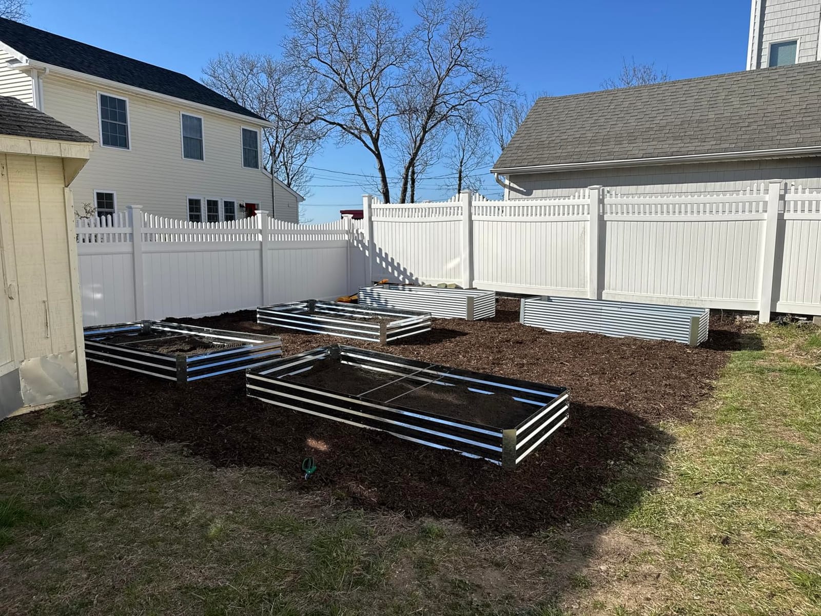 Galvalume Raised Garden Bed 8x4x1.95ft Tall Deep Planter Outdoor | 3X Anti-rust Aluminum-Zinc Steel, Waist-High No-Bending Design customer photo 1