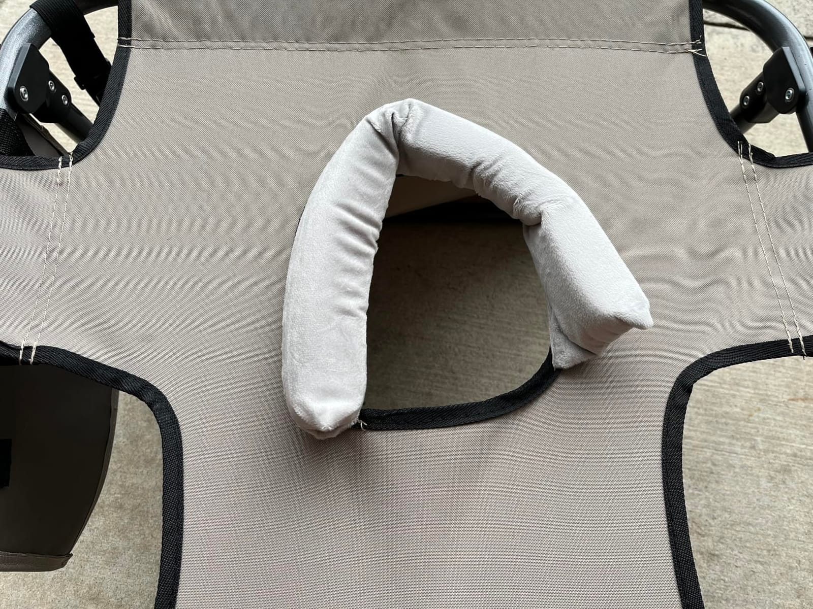 KingCamp 400LBS Tanning Chair with Face Hole, Beige | Lounge Chairs Outdoor Folding with Pinch-Proof Safety Design, Comfy Adjustable 5-Position, Lay Flat Foldable Chaise Lounger customer photo 2