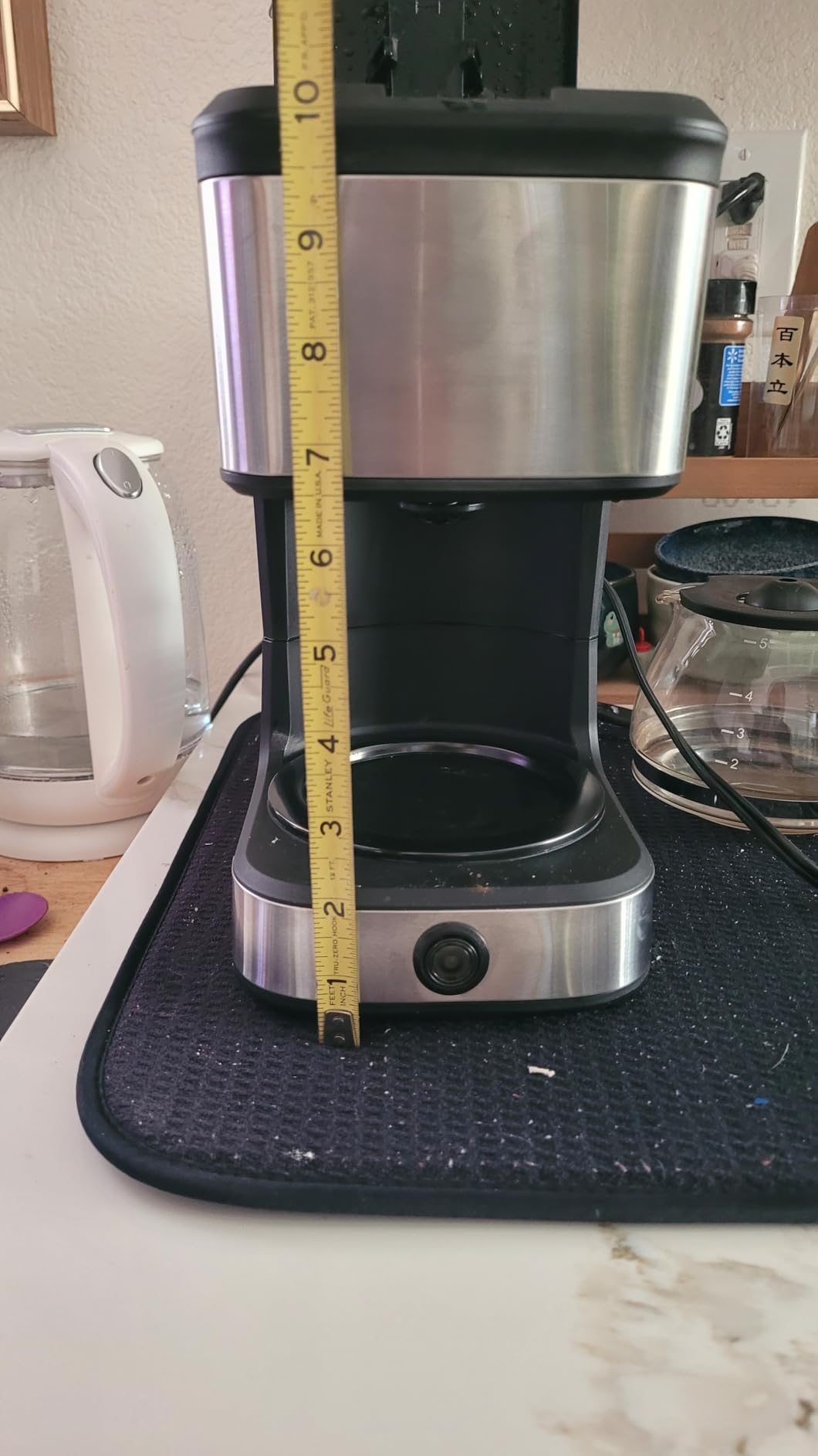 5 Cup Coffee Maker, Compact Machine with Reusable Filter, Keep Warm | 25Oz coffee maker with Pause and Pour function, water level indicator, automatic shut-off, and one-touch brewing customer photo 2