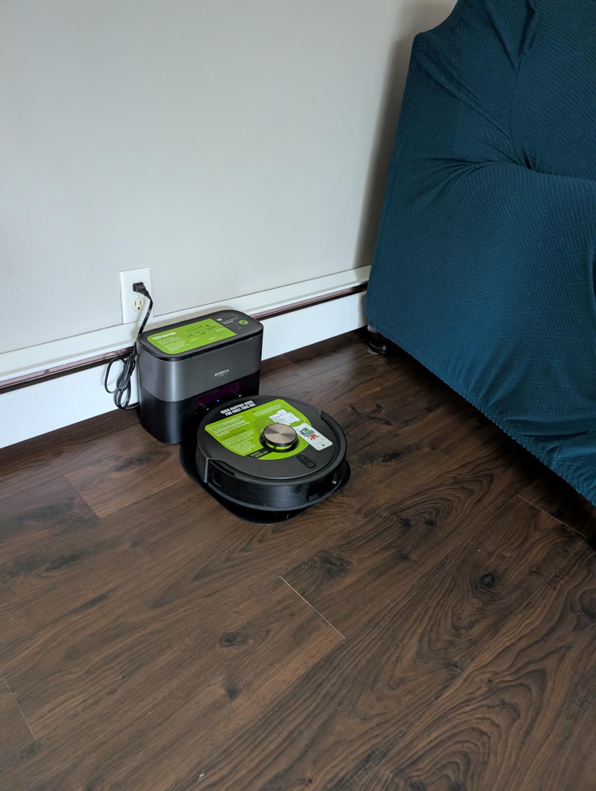 MONSGA Robot Vacuum and Mop, 90 Days Self-Emptying with 8000Pa Suction | Dual Anti-Tangle for Pet Hair, Carpet and Hard Floor, LiDAR Navigation, Smart Mapping, 160Mins Runtime, APP & Voice Control customer photo 1