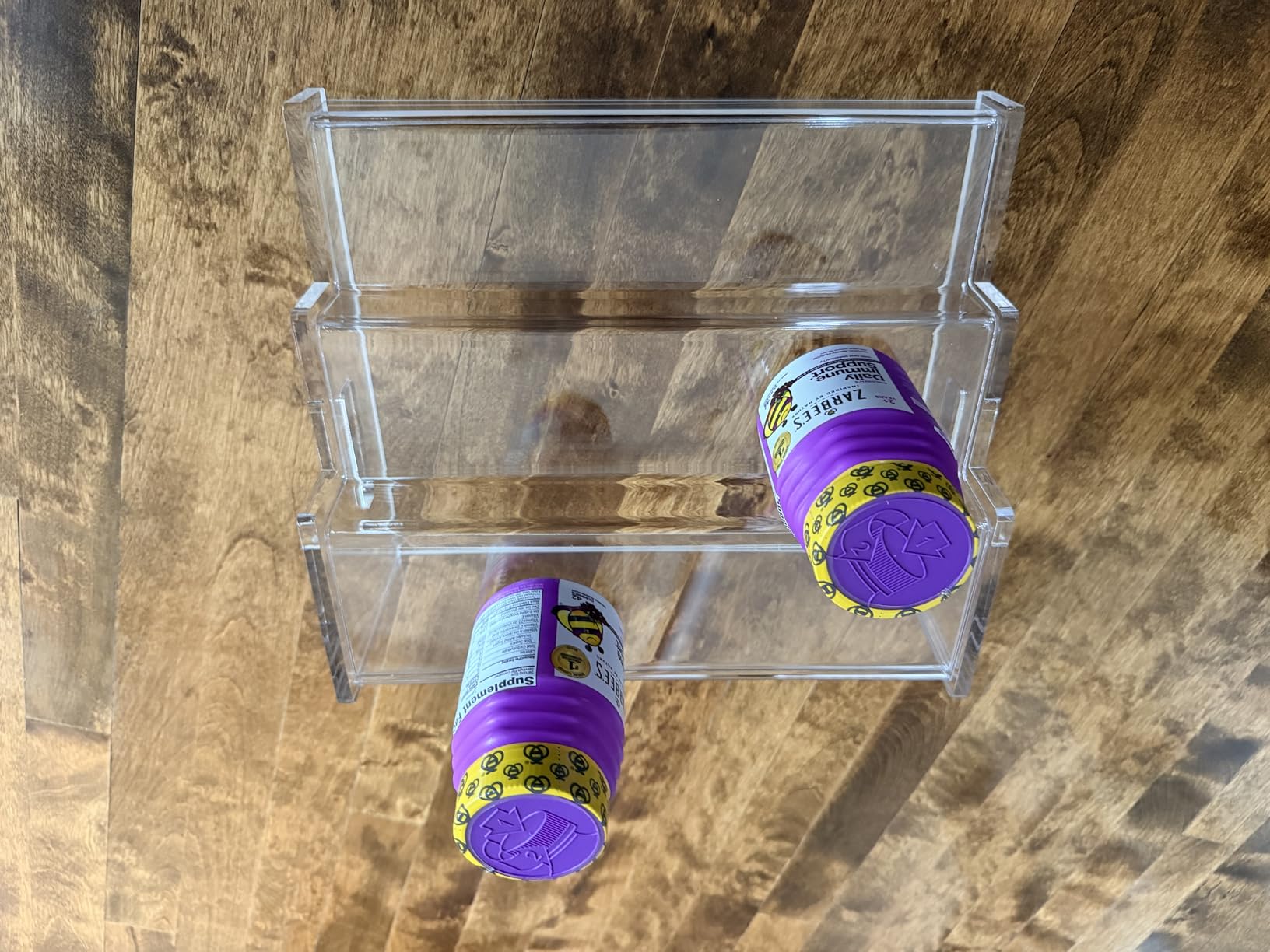 Expandable Can Organizer for Pantry, 3-Tier Adjustable Can Storage Holder | Soda Organizer Holds Up to 24 Cans, Acrylic Canned Food Organizer for Pantry, Cabinet, Countertop, Kitchen customer photo 1