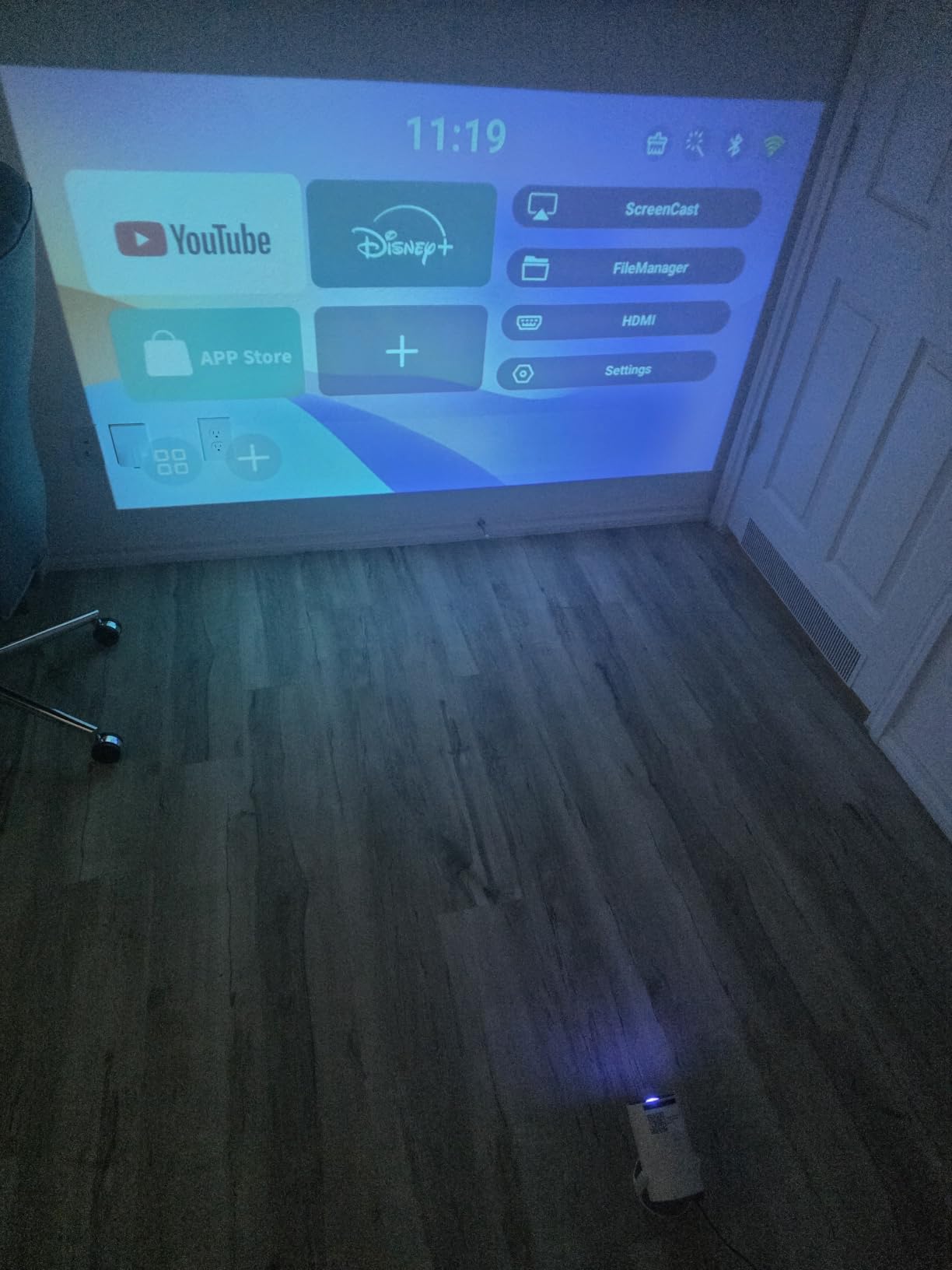 Mini Projector Portable Projector with Wifi and Bluetooth customer photo 1