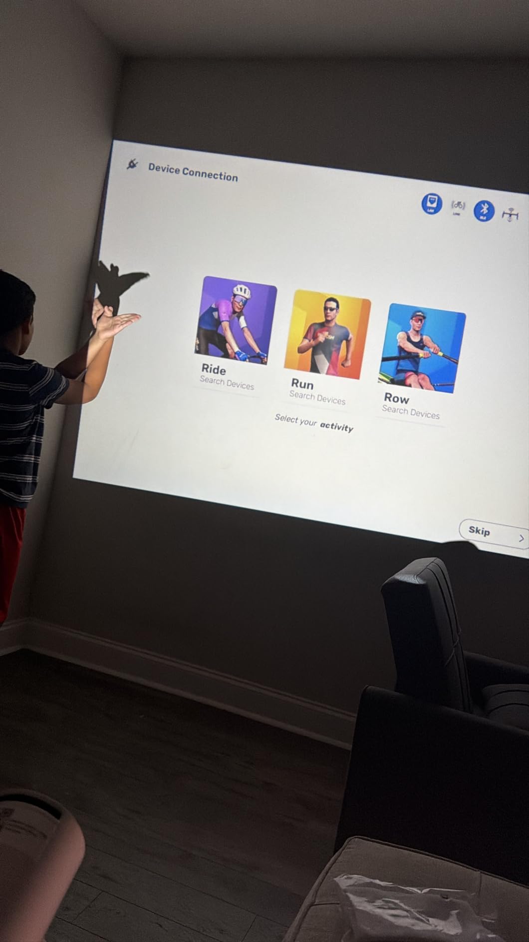 Mini Projector Portable Projector with Wifi and Bluetooth customer photo 2