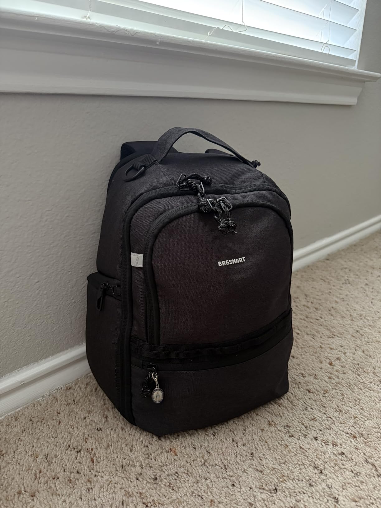 BAGSMART 2 in 1 Camera Backpack for DSLR, Fits 12.9