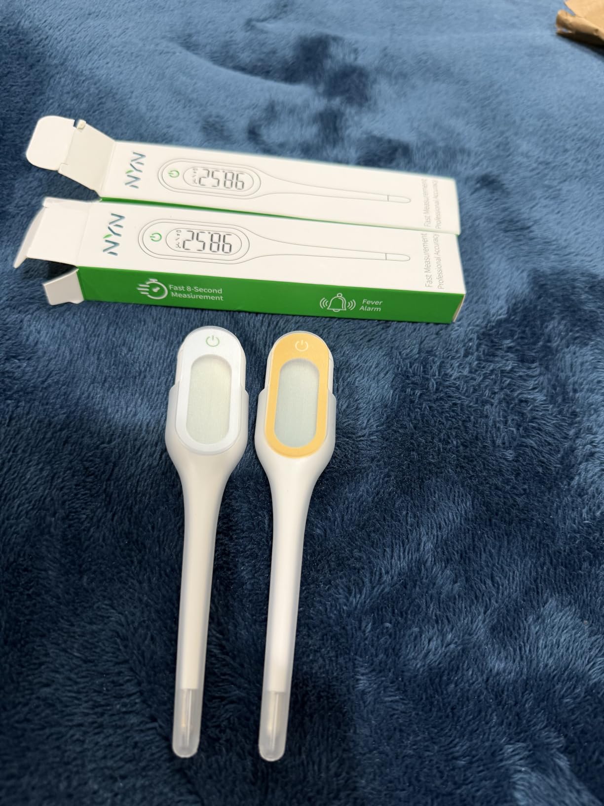 8 Seconds Basal Thermometer for Adult & Kids, Accurate & Safe Thermometer | Fever Alarm and Memory Recall, Oral, Ovulation or Underarm Use customer photo 1