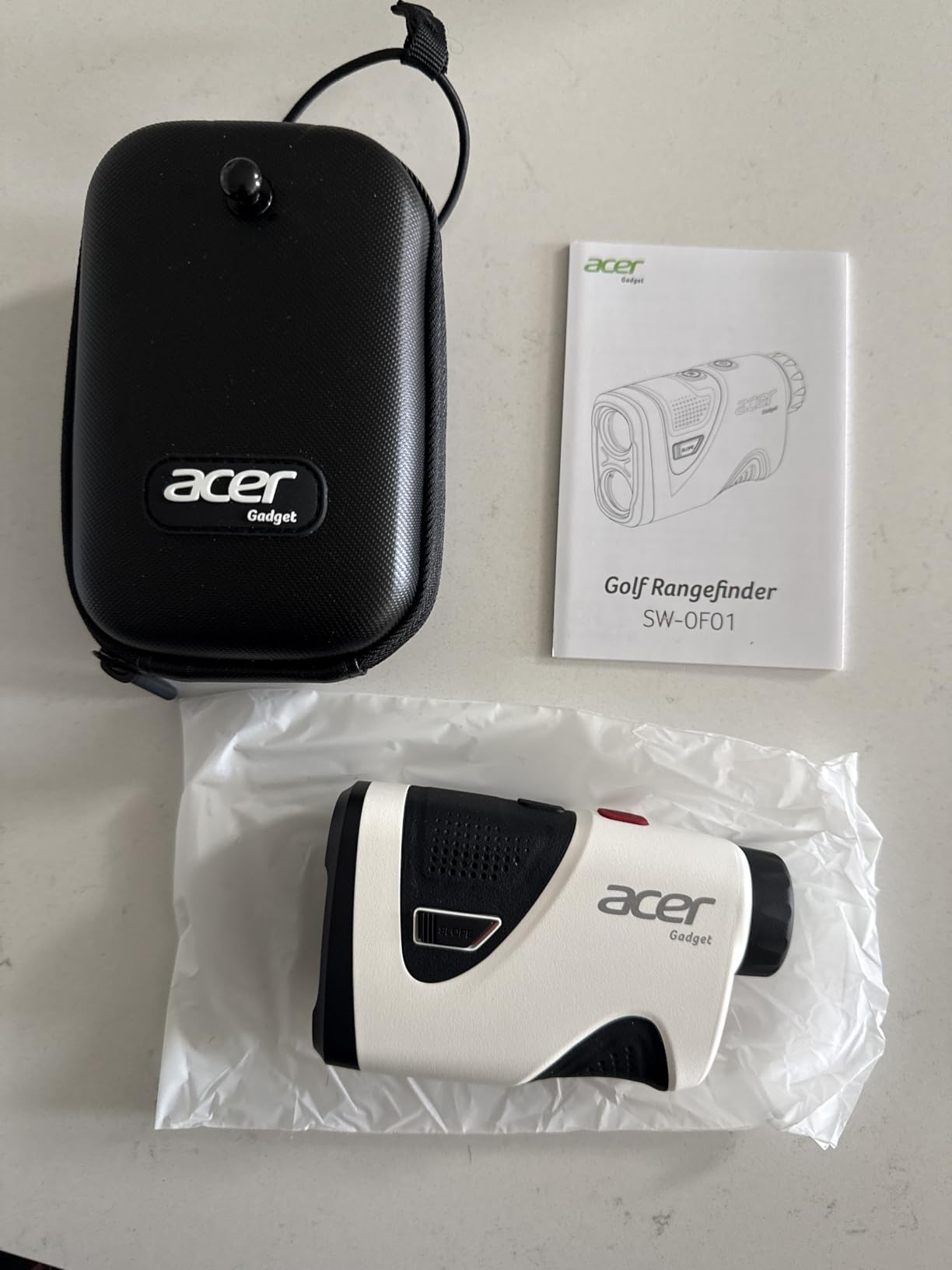 Acer Pro Golf Rangefinder with Slope Switch, Pin Lock Vibration, 1200 Yards | Laser Range Finder Golf, 7X Magnification, Rechargeable Battery with Magnetic Stripe, IP54 Waterproof - Golf Gift for Men customer photo 1
