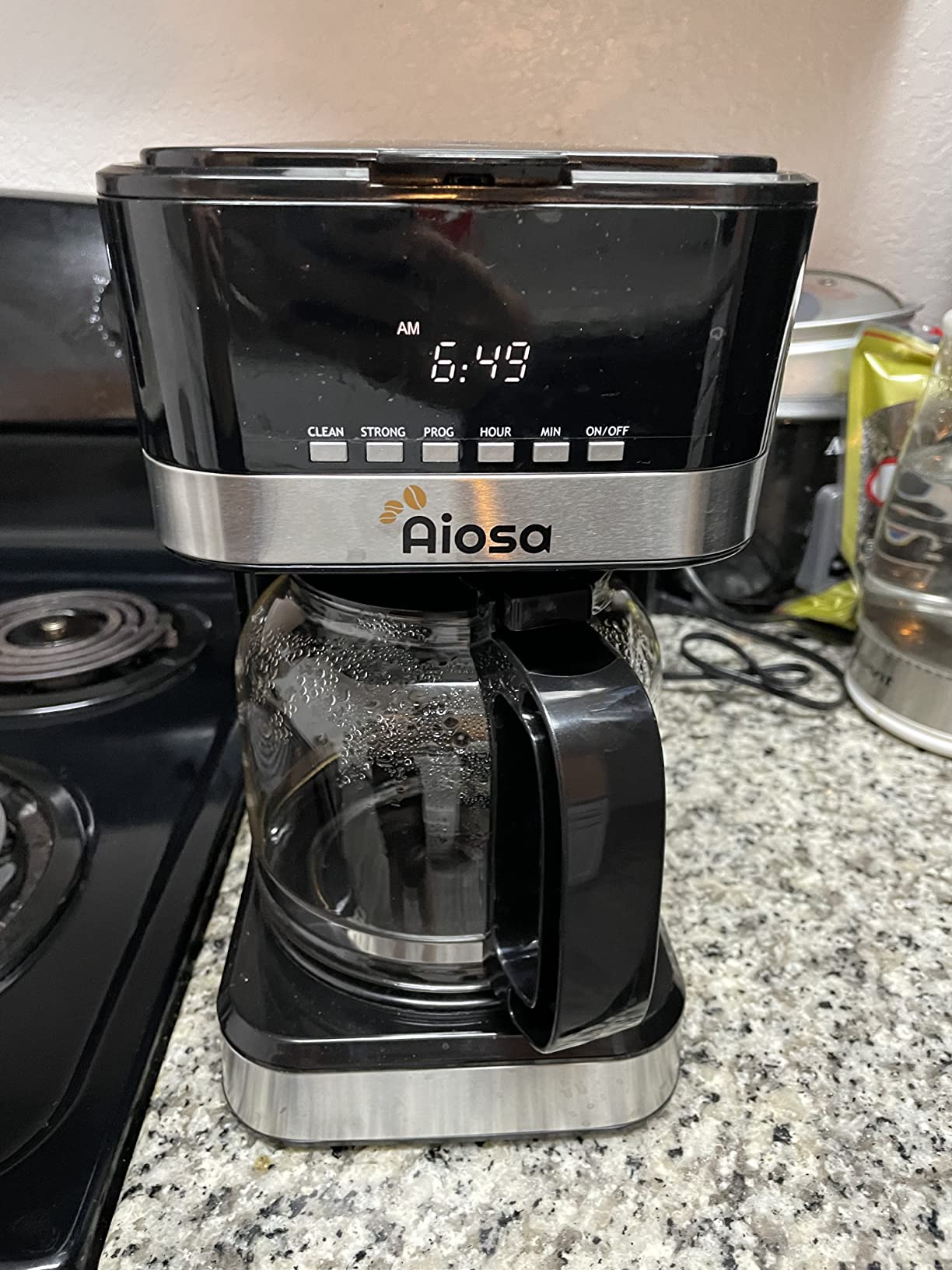 4 Cup Mini Drip Coffee Maker, Reusable Filter, Keep Warm, Anti-Drip | 20 oz capacity, compact design for apartments, dorms, offices, RVs customer photo 2