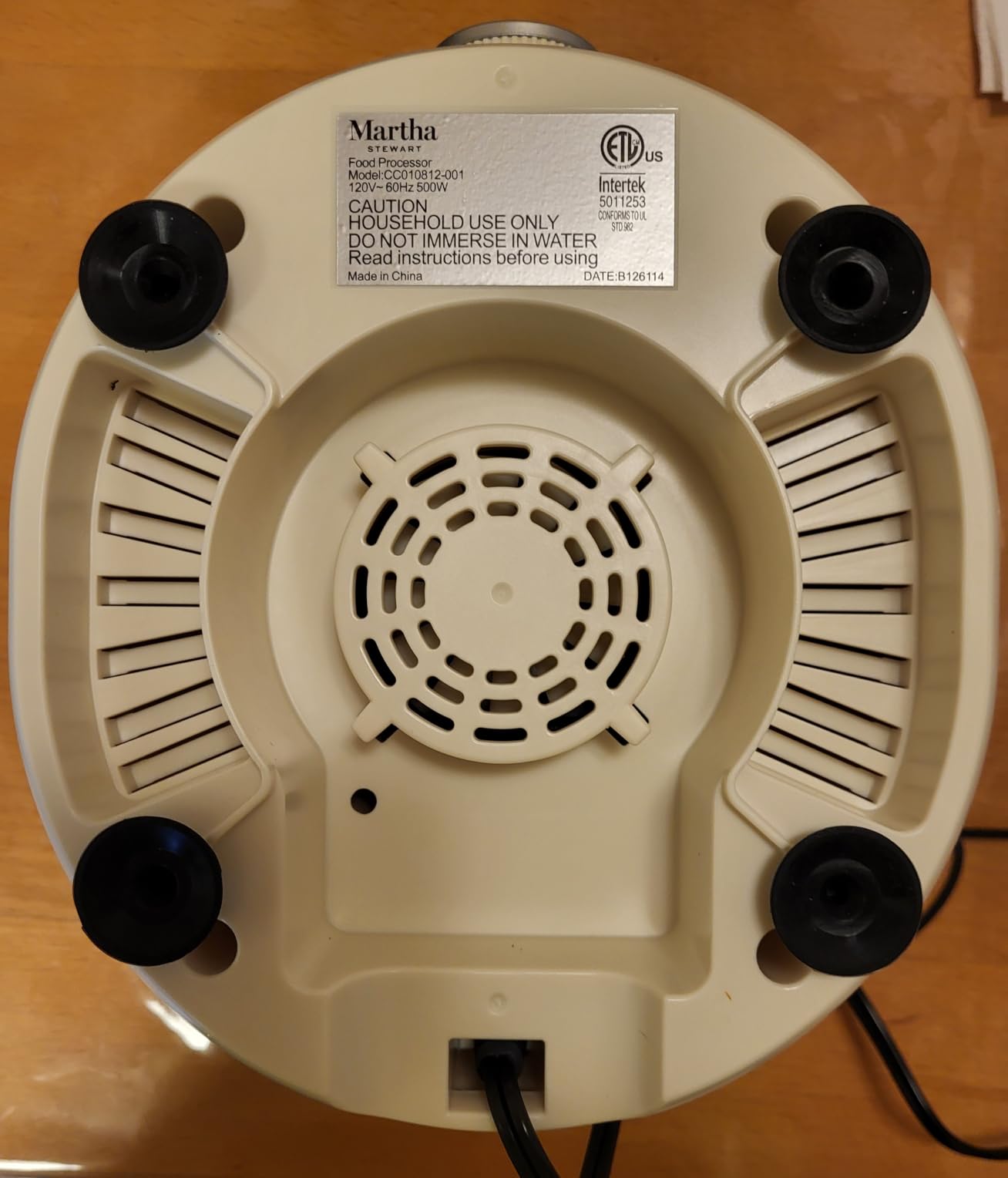 Martha Stewart 10 Cup Food Processor & Electric Chopper, One Touch Pulse | BPA-Free Bowl, 3 Multipurpose Blades, Easy Food Prep, Chop, Slice, Shred, Puree, Emulsify, Speed Dial, Wide Feed Chute, Navy customer photo 1