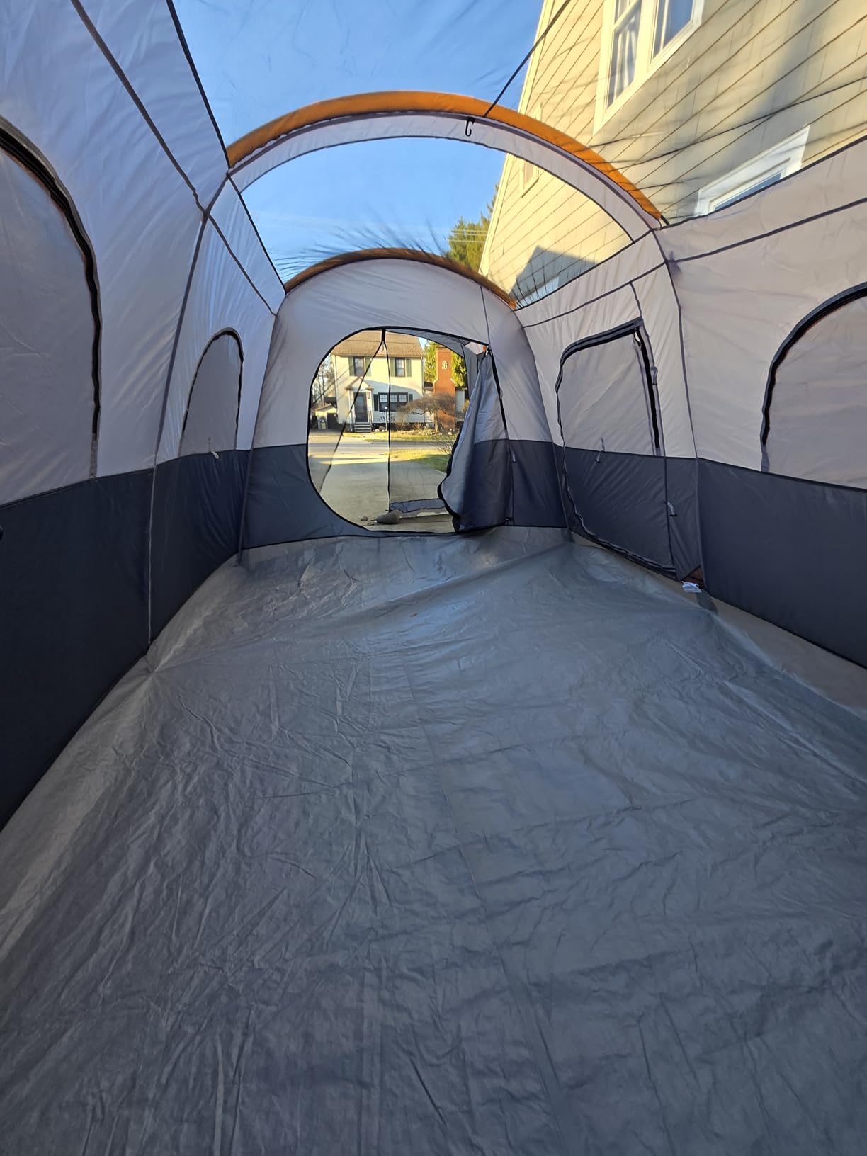 UNP Camping Tent 8 Person Waterproof Big Tunnel Tent with Screen Porch | and Rainfly Screen Room Outdoor Large Tents for Family Camping 20' x 9' x 80in(H) customer photo 1