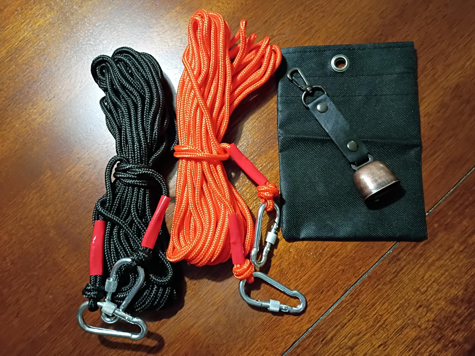 Bear Bags for Food Backpacking, Waterproof Bear Bag Hanging Kit | Ultralight Bear Proof Canister Gear Bags with Survival Nylon Ropes, Carabiners, Bear Bell, Rock Pouch, Pulley System customer photo 2