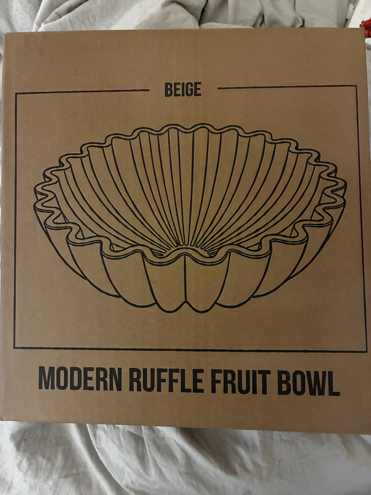 Decorative Marble Fruit Bowl For Kitchen Counter Or Table Decor - Premium Resin Large Key Bowl Elevates Your Modern/Farmhouse Home Decoration customer photo 1