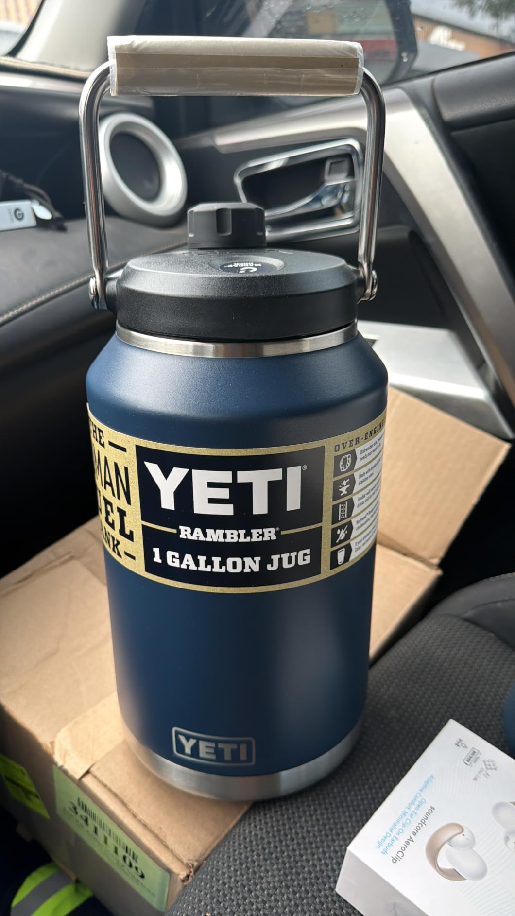 YETI Rambler Gallon Jug 2.0, Vacuum Insulated, Leakproof, Stainless Steel with MagCap, Cape Taupe customer photo 1