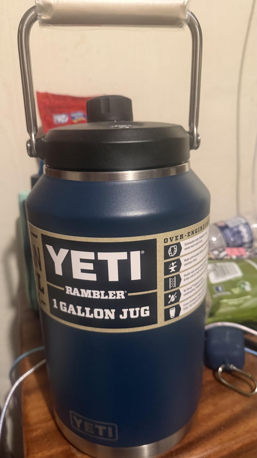 YETI Rambler Gallon Jug 2.0, Vacuum Insulated, Leakproof, Stainless Steel with MagCap, Cape Taupe customer photo 2