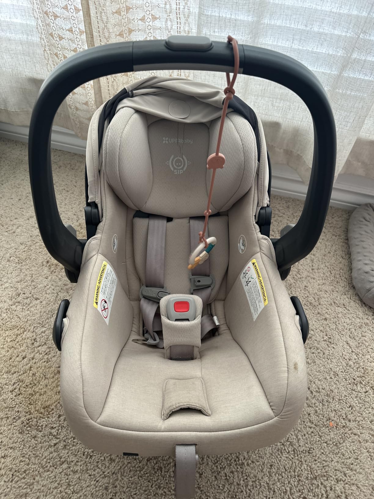 UPPAbaby Mesa V3 Infant Car Seat with Base, Insert & SmartSecure - Ada customer photo 2
