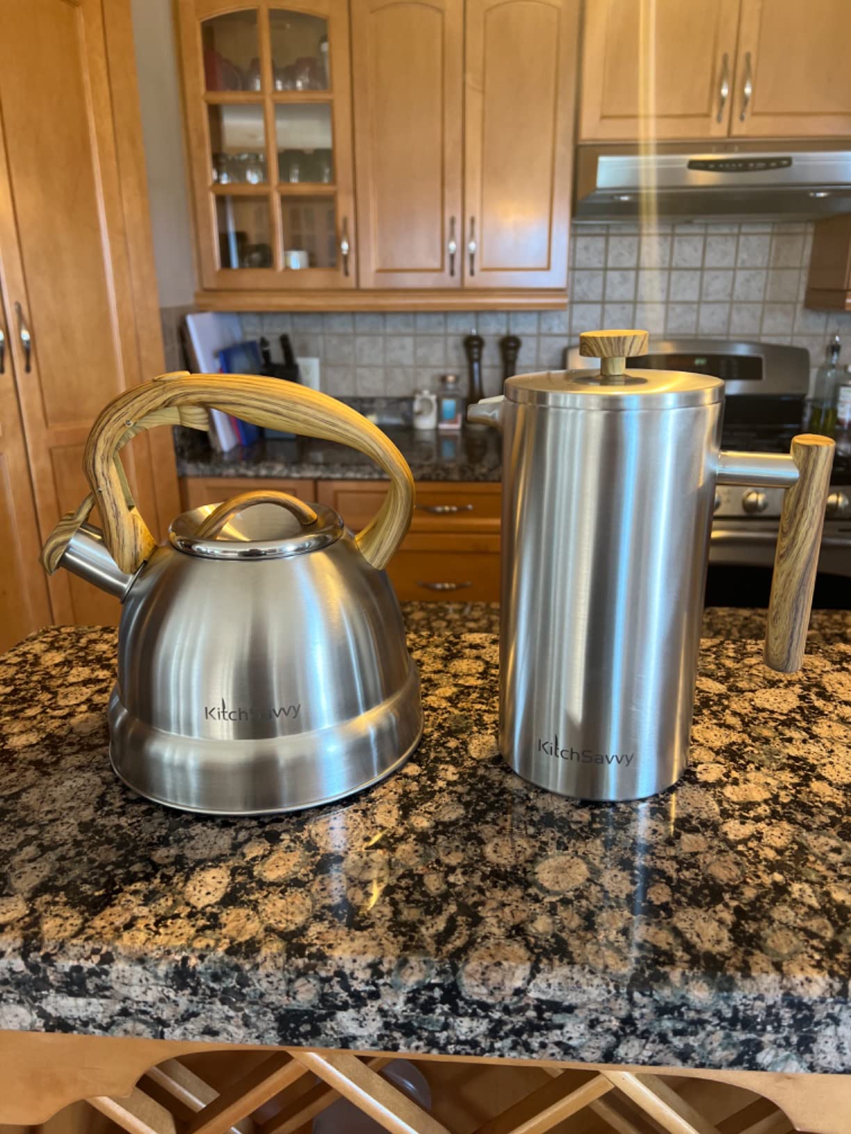 3.2 QT Solid Copper Whistling Kettle | Large Capacity & Cool-Touch Handle | with Cool-Touch Rope Handle, thicker Copper Pot for Induction, Gas, Electric Stovetops, Fast Boiling Vintage Tea Maker, Bronze customer photo 1