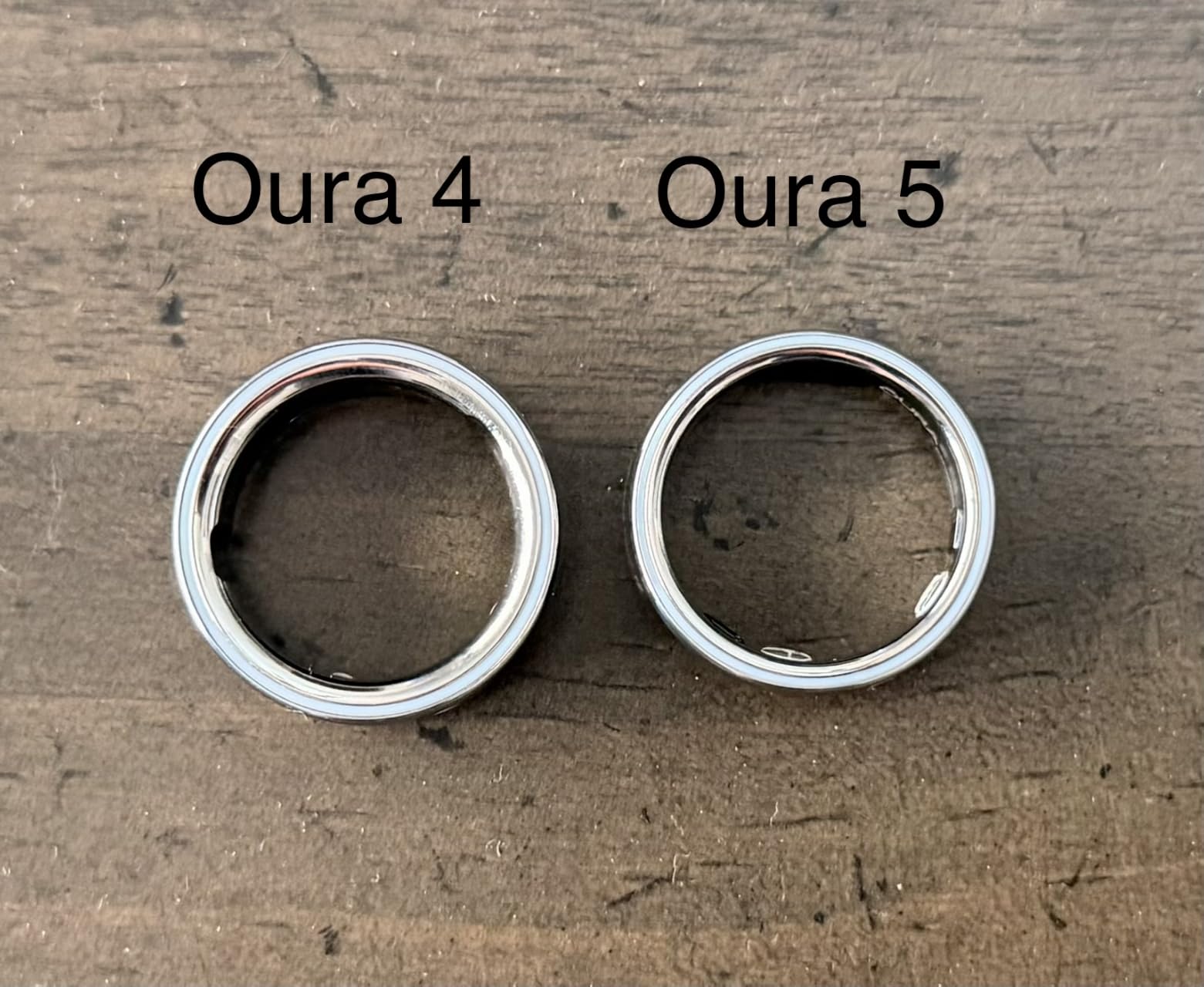 Oura Ring 5 Smart Ring - Silver - Size 9 - Fitness & Sleep Tracker | World's Smallest Smart Ring, Activity, Women's Health, AI Advisor, 1 Week Battery Life, IP68 Waterproof, Size Before You Buy customer photo 2