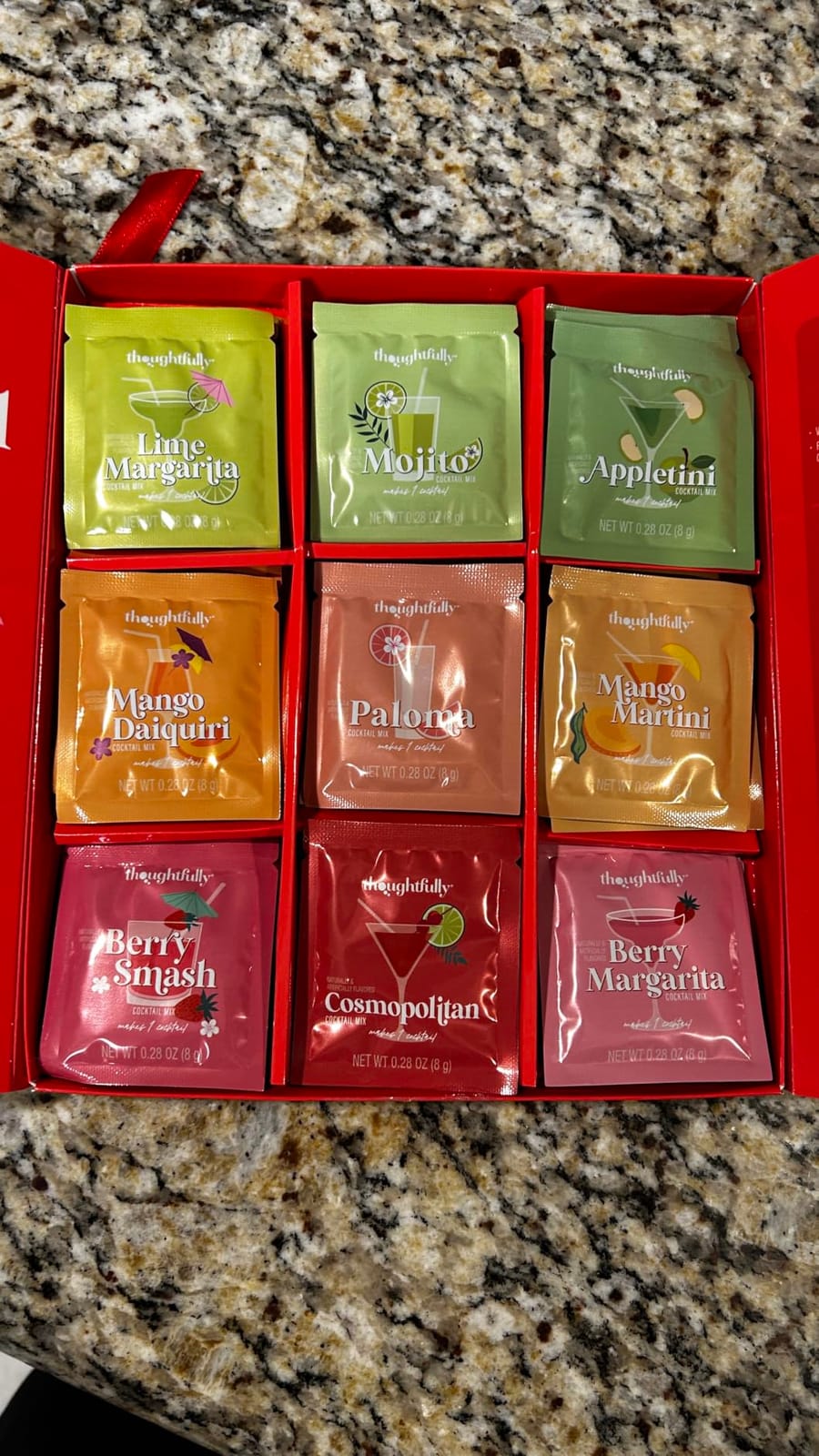 The Cocktail Bar Powder Drink Mixer Gift Set, Variety Collection, Set of 27 | Single-Serve Mix Packets, Cocktails, Mocktails, Home Bar, Party Drinks, Just Add Water or Alcohol, Entertaining & Party Gift customer photo 2