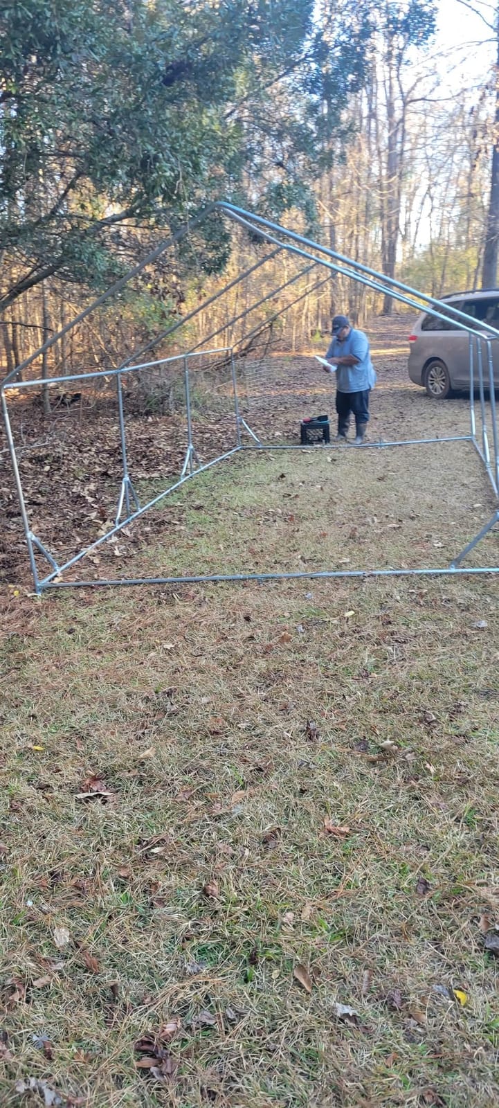 Quictent Large Metal Chicken Coop Run for 30+ Poultry w/Beige Nest Box | Side Hardware Cloth & Cover, Advanced Series Outdoor Walk-in Cage Hen Duck Rabbit Dog Pen Yard Farm House, 18x9x6.6FT customer photo 2