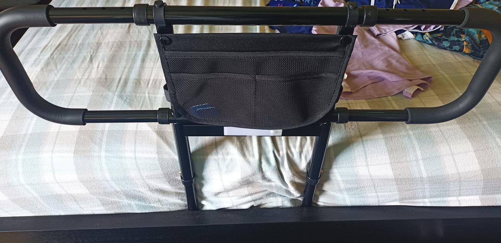 Siebenschläfer Bed Rails for Elderly Adults Safety, Extended Bed Assist Rail for Seniors - Adjustable Side Bed Guard Rails Handle Support Bar with Storage Bag, Fit King Queen Full Twin Bed customer photo 1