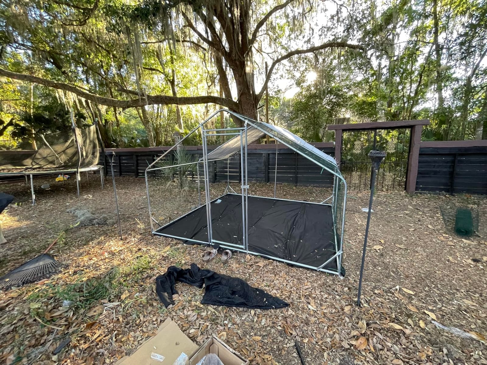 Metal Chicken Coop with Hardware Cloth, Walk-in Poultry Cage for Hen Duck | Hardware Cloth, Solar Light Included, UV-Resistant Waterproof Cover, Large Walk-in Space for 15-20 Birds customer photo 2