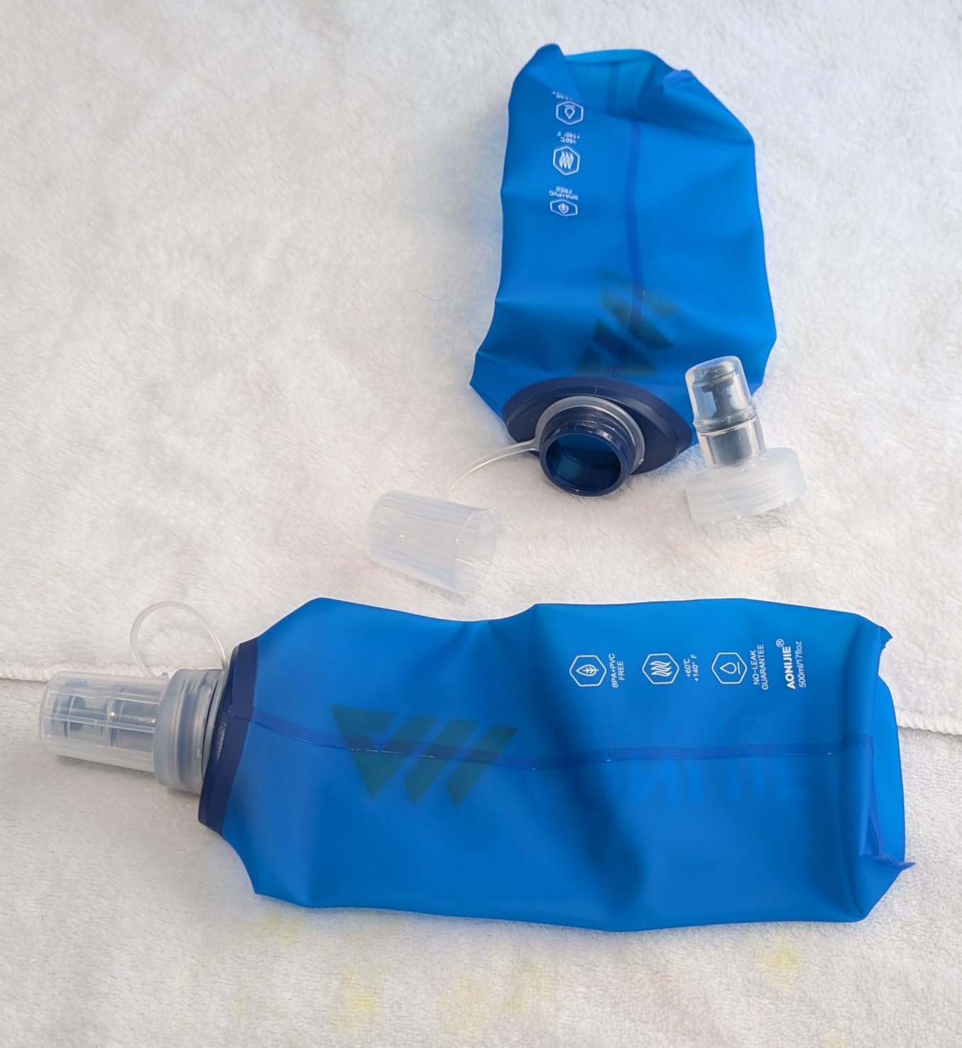 AONIJIE 12L Running Hydration Vest for Men Women 2 Pcs 500ml Soft Flask | Lightweight Breathable Pack for Hiking, Climbing, Marathon & Cycling customer photo 1
