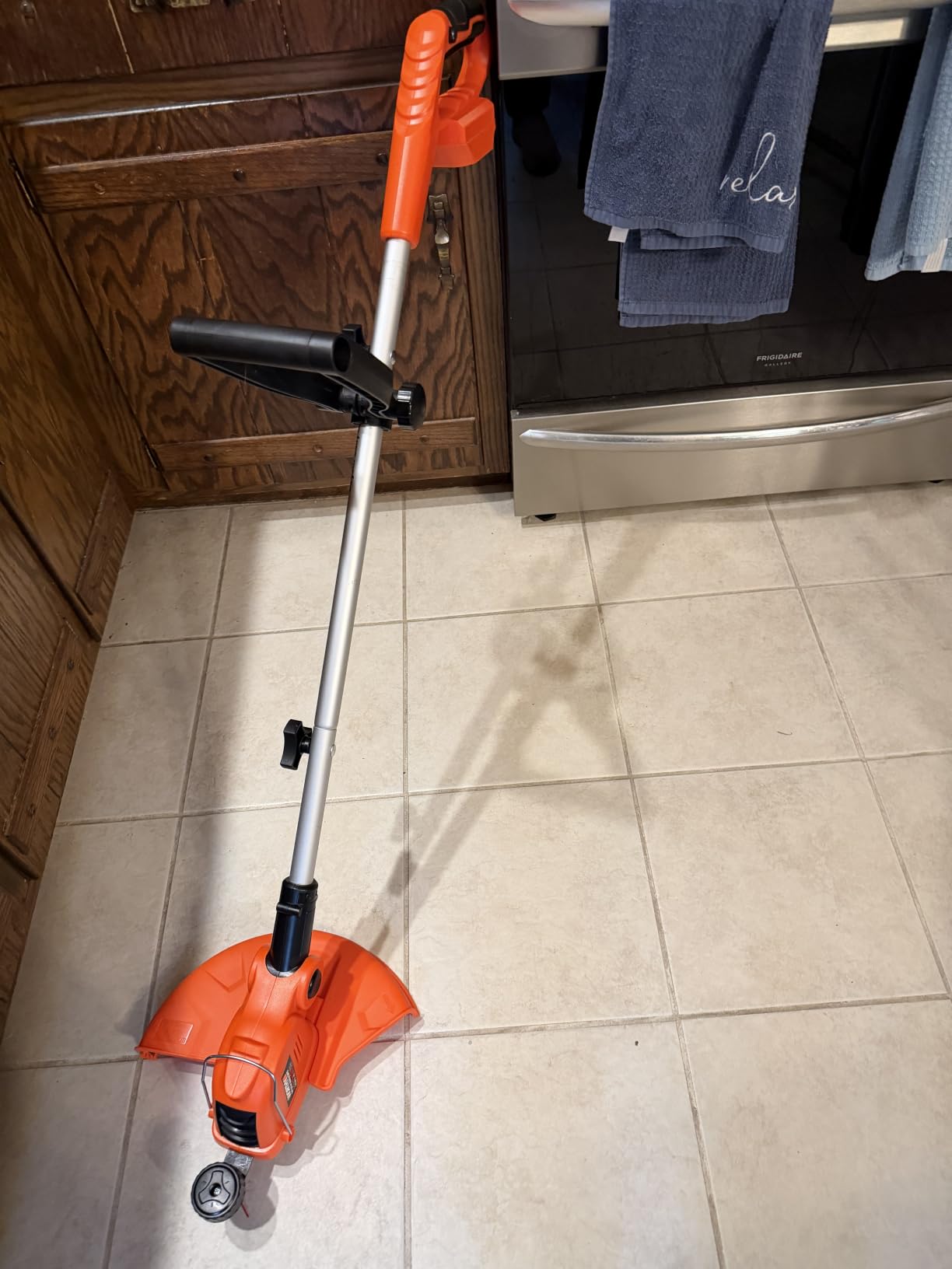 Electric Weed Wacker Eater Cordless Battery Powered String Trimmer Whacker customer photo 2