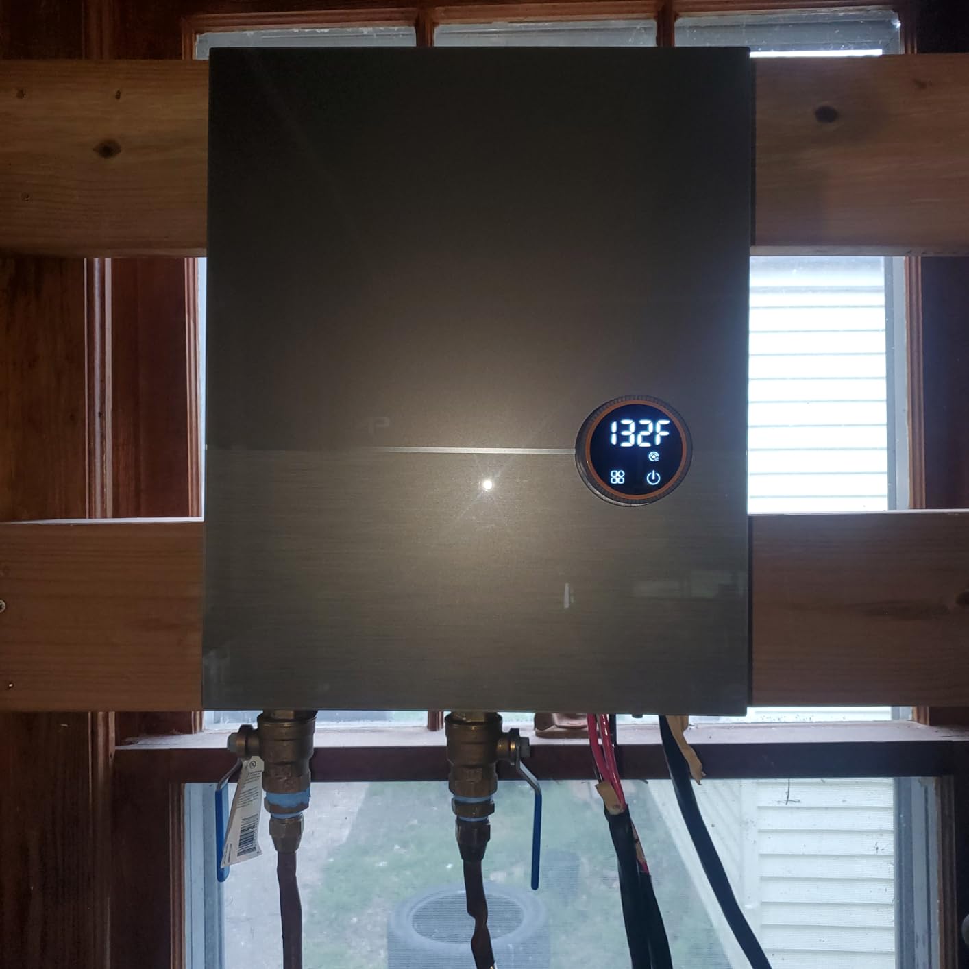 36kW Tankless Electric Water Heater 240V, Whole House, WiFi | On Demand Hot Water, Automatically Maintains Water Temperature, Up to 8.7 GPM, ETL, Eco, Max Current 150A customer photo 1