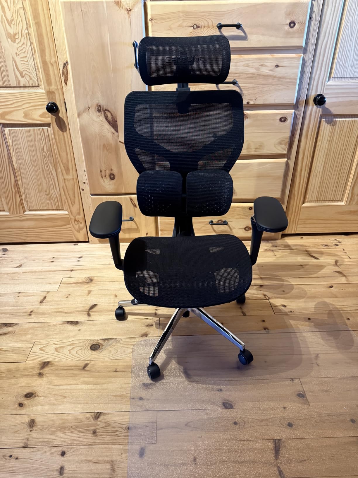 Ergonomic Mesh Office Chair - 10 Hours Comfort Dual Lumbar Support, 330lbs, 630 Degree Armrests, 3D Headrest, Adjustable Seat Depth, Tilt & 4-Lock, BIFMA, 5'3 to 6'5 Fit, Home & Office Long Work No Back Pain customer photo 2