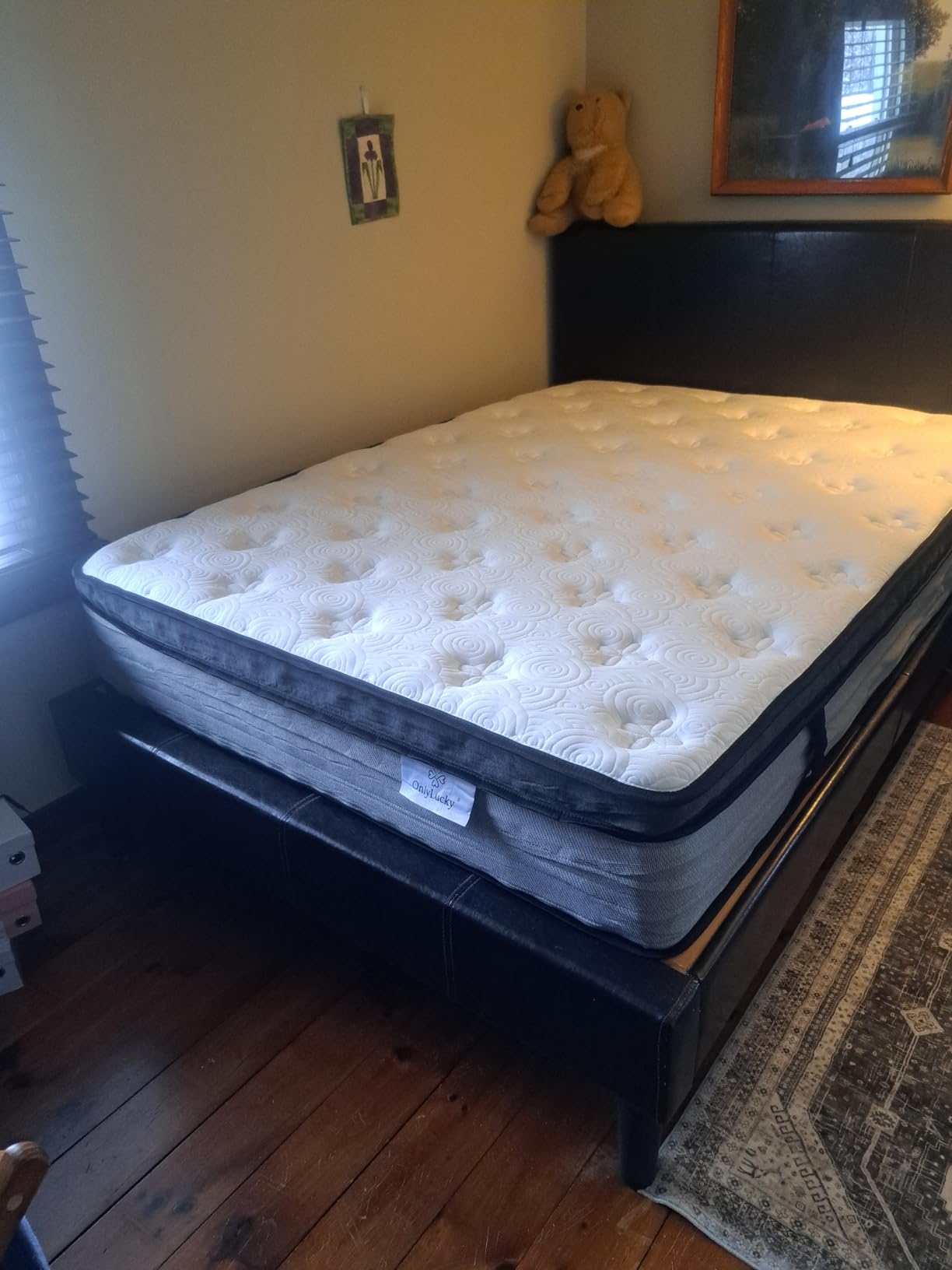King Mattress 16 Inch, Luxury Hotel Hybrid Mattress King Size Bed in a Box | Pressure & Back Pain Relief, Cooling Gel Memory Foam & 7-Zone Pocket Spring Ergonomic Targeted Support, 365-Night Trials customer photo 1