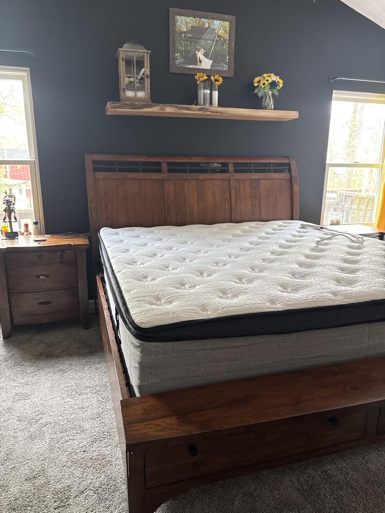 King Mattress 16 Inch, Luxury Hotel Hybrid Mattress King Size Bed in a Box | Pressure & Back Pain Relief, Cooling Gel Memory Foam & 7-Zone Pocket Spring Ergonomic Targeted Support, 365-Night Trials customer photo 2