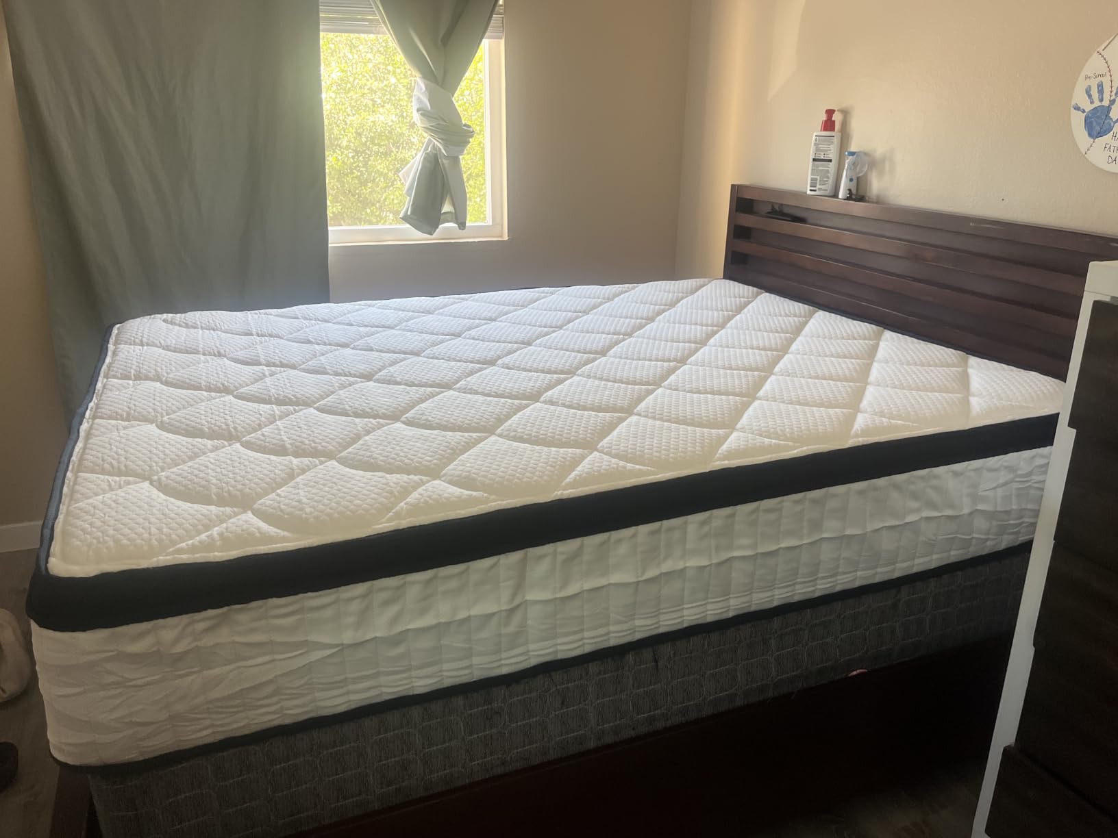 Mattress Queen Size, 12 Inch Hybrid Queen Mattress in a Box, Medium Firm | Queen Size Mattress with Cooling Gel Memory Foam & Pocket Springs, Pressure Relief, Motion Isolation, Edge Support,Pillow Top customer photo 2