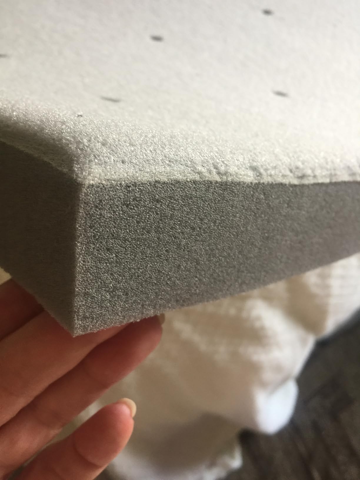 Sleepmax Extra Firm Mattress Topper Queen Size 3 Inch - Cooling Memory Foam Bed Topper - Back Pain Relief - High-Density Foam Pad for Extra Support - No Odor, CertiPUR-US Certified, Back Side Sleepers customer photo 1