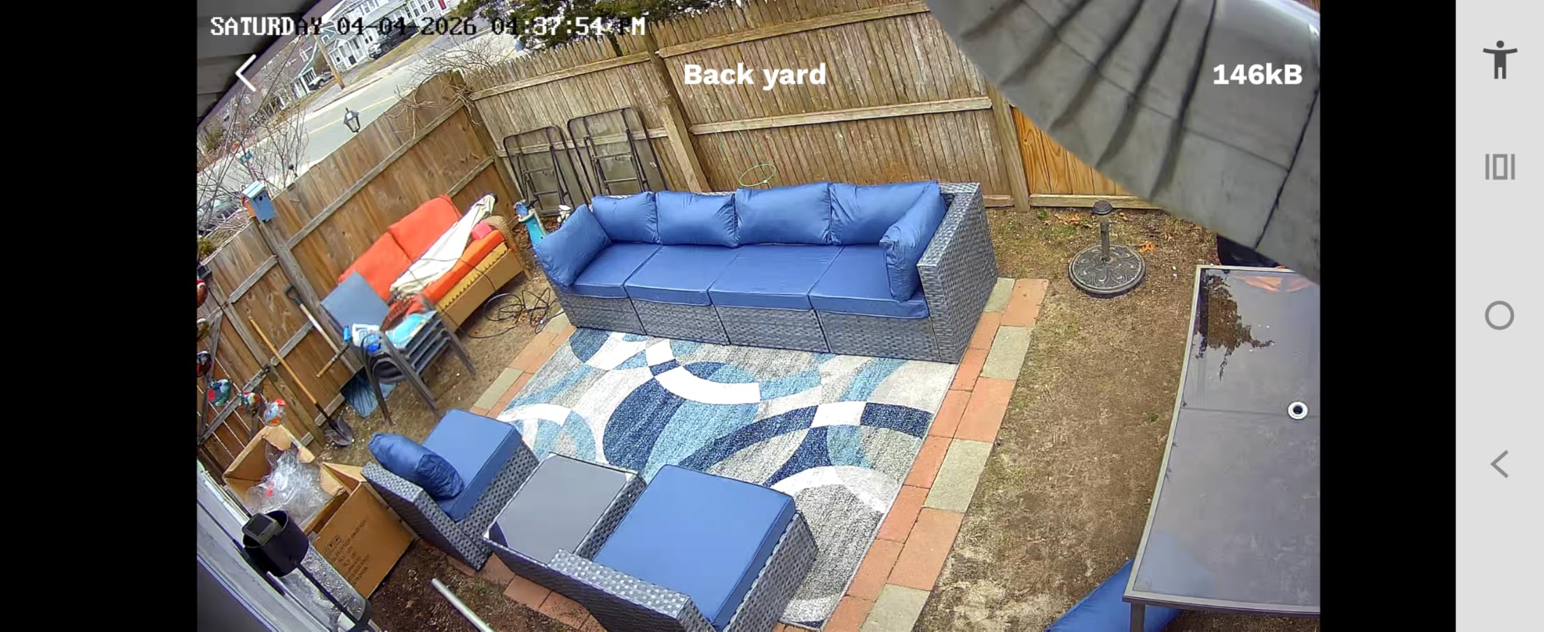 Shintenchi 7 Pieces Outdoor Patio Furniture Sets, Patio Sectional Sofa Couch, Gray PE Wicker Furniture Modular Patio Conversation Sets Patio Sofa with Washable Cushions, Aegean Blue customer photo 1