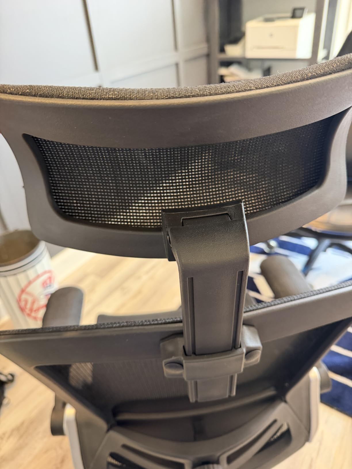 Fizzin Office Chair Mesh Desk Chair with 3D Armrests Computer Chair | Ergonomic Office Chair with Adjustable Lumbar Support and Headrest 125° Tilt and Wide Mesh Cushion High Back Home Desk Chair customer photo 1