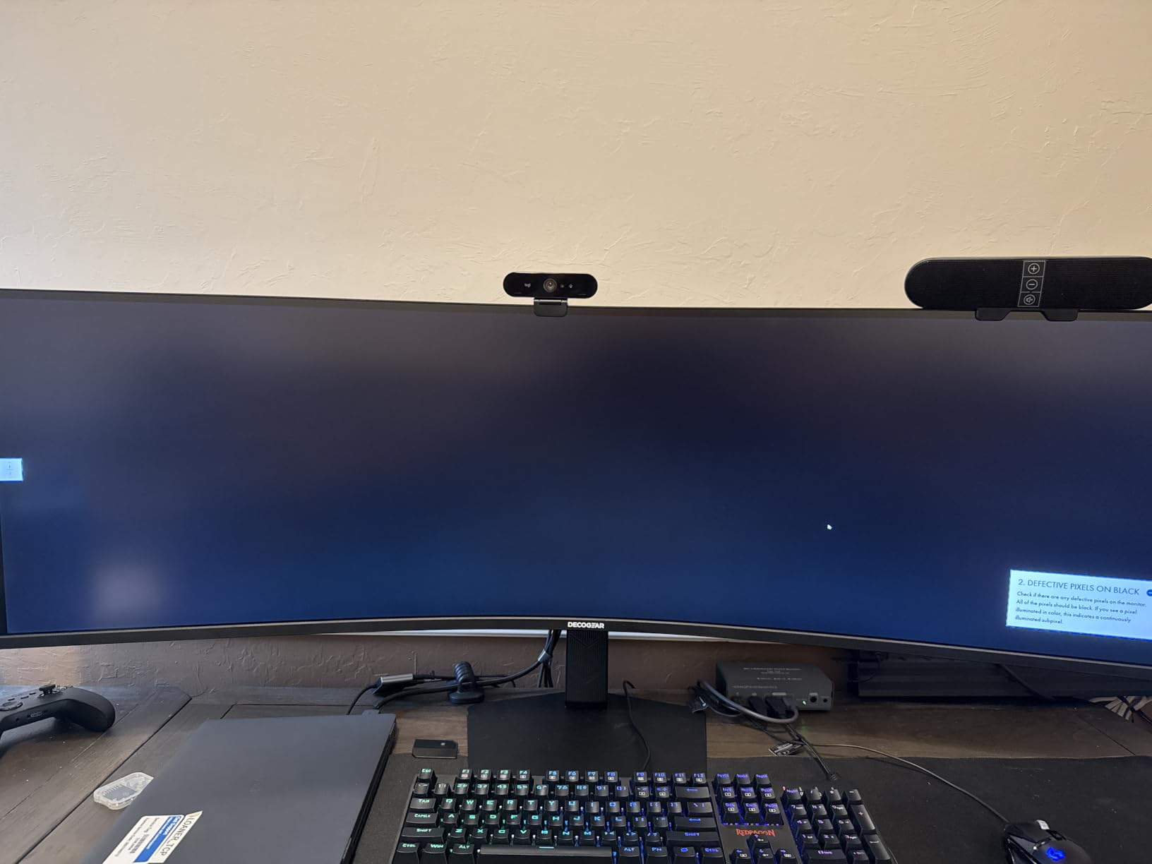 Deco Gear 49 Inch Curved Ultrawide Monitor, 5120x1440 Dual QHD 32:9 1500R VA Display, HDR400, 120Hz, Adaptive Sync, 1ms MPRT, USB-C 65W PD, KVM, PIP/PBP, Gaming & Workstation Setup, for PC & Laptop customer photo 2