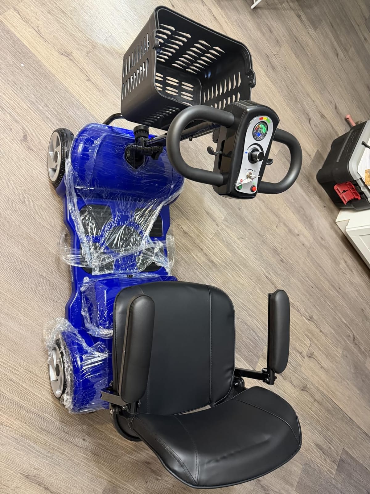 4 Wheel Mobility Scooters for Seniors& Adults, 20 Miles, 6.2 MPH | All Terrain Powered Mobility Scooters, Lightweight Foldable Mobility Scooter with LED Headlight&Front Basket customer photo 2