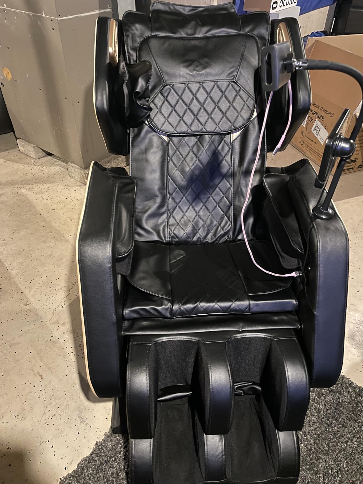 Massage Chair Full Body 14 Fixed Roller Zero Gravity 5 Auto Modes | Zero Gravity Massage Chair with 8 Airbags, Foot Massage, Heating, Phone Controller, Bluetooth Speaker, Nightlights for Home customer photo 1